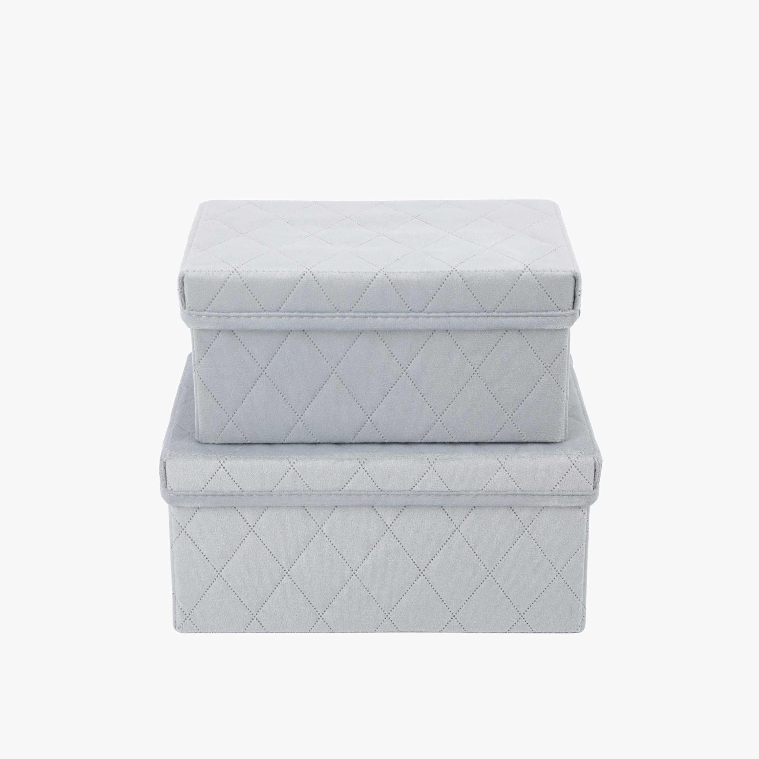 Caven Velvet Rectangular Storage Box - Set of 2-hbxkidsandyouth-storage-organisers-image-3