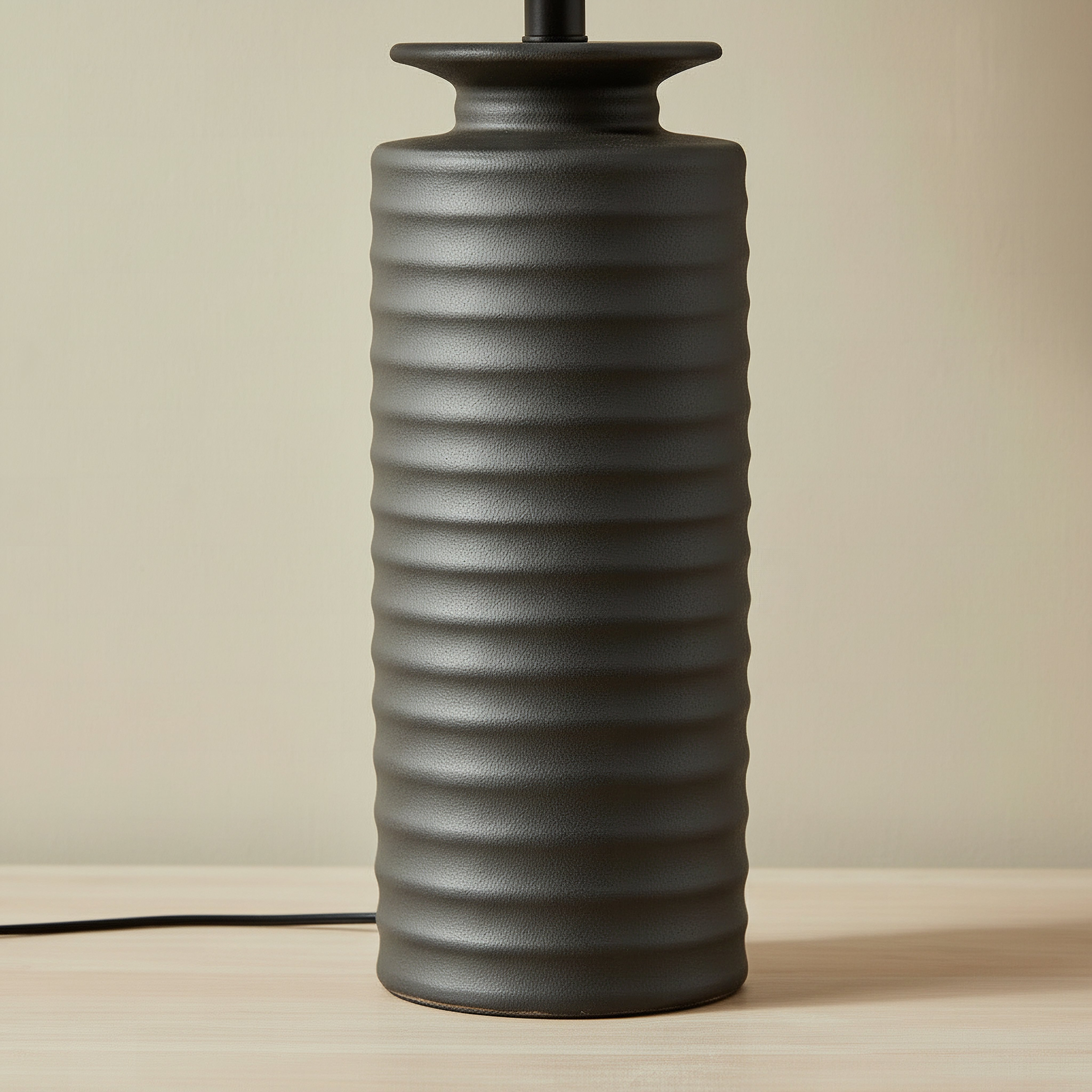 Pearson Ceramic Table Lamp with Linen Shade - 38x66.5 cm-hbxbedroom-lighting-tablelamps-image-4