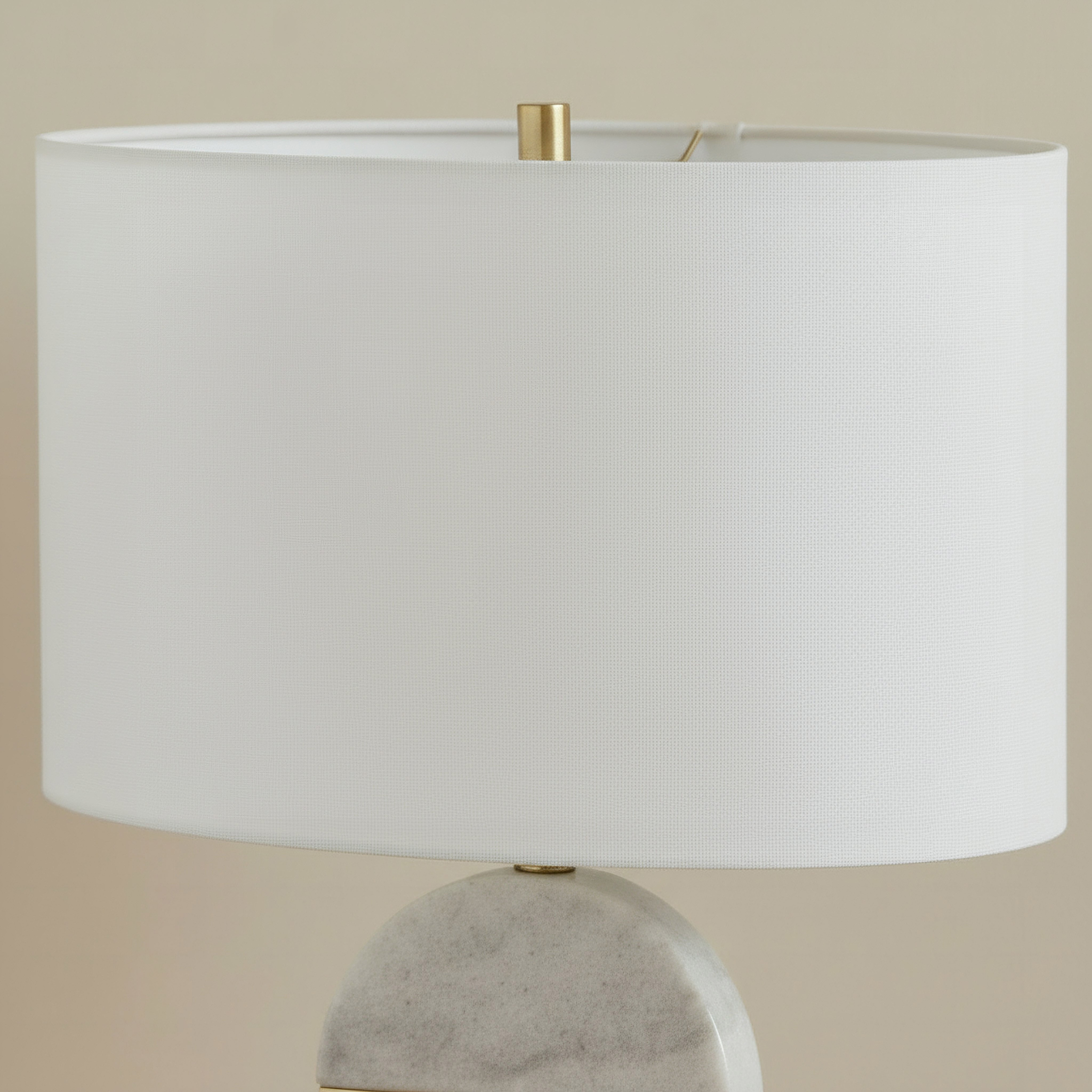 Pearson Marble Table Lamp with Metal Accent and Linen Shade - 43x68.5 cm-hbxbedroom-lighting-tablelamps-image-3