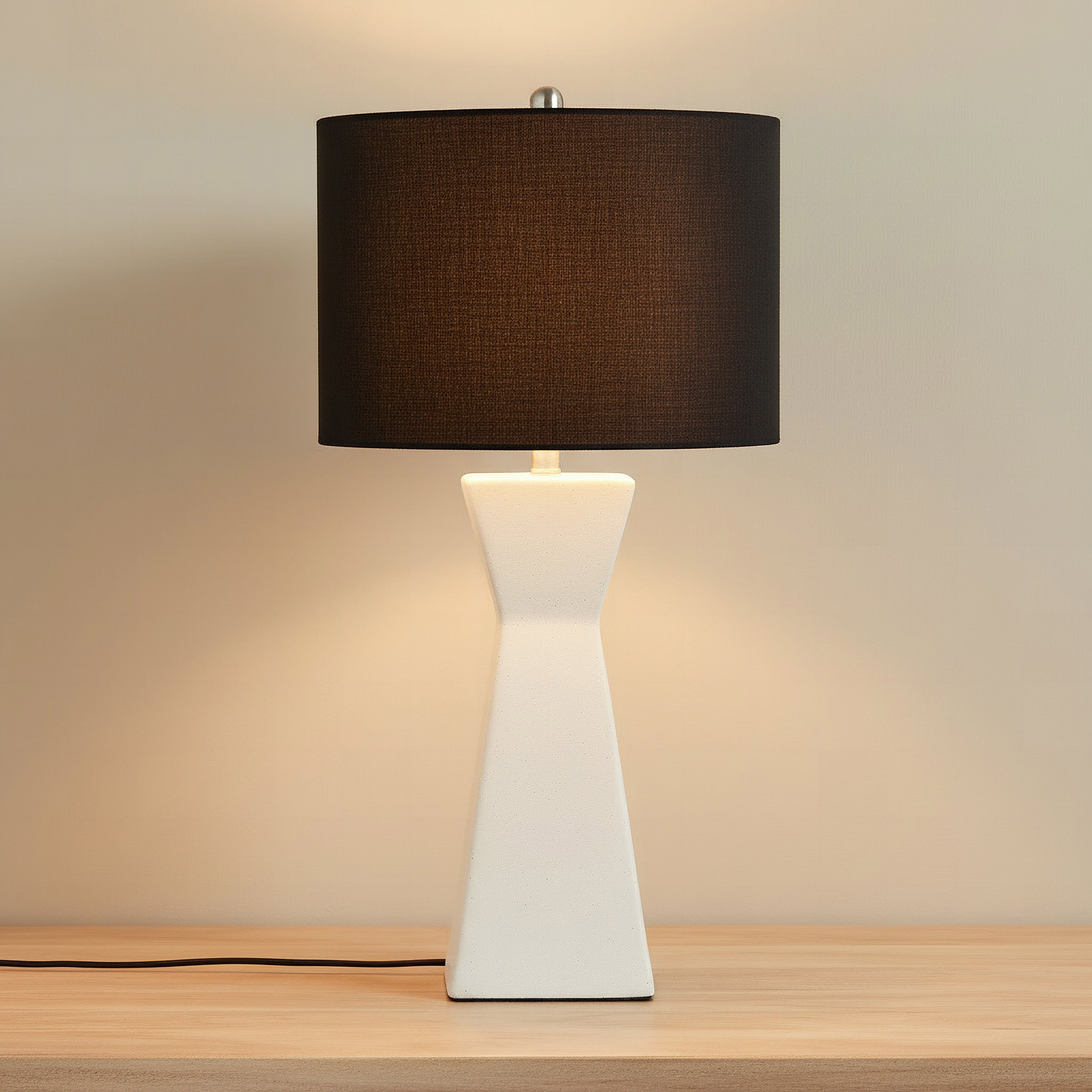 Pearson Ceramic Table Lamp with Linen Shade - 40x83.8 cm-hbxbedroom-lighting-tablelamps-image-2