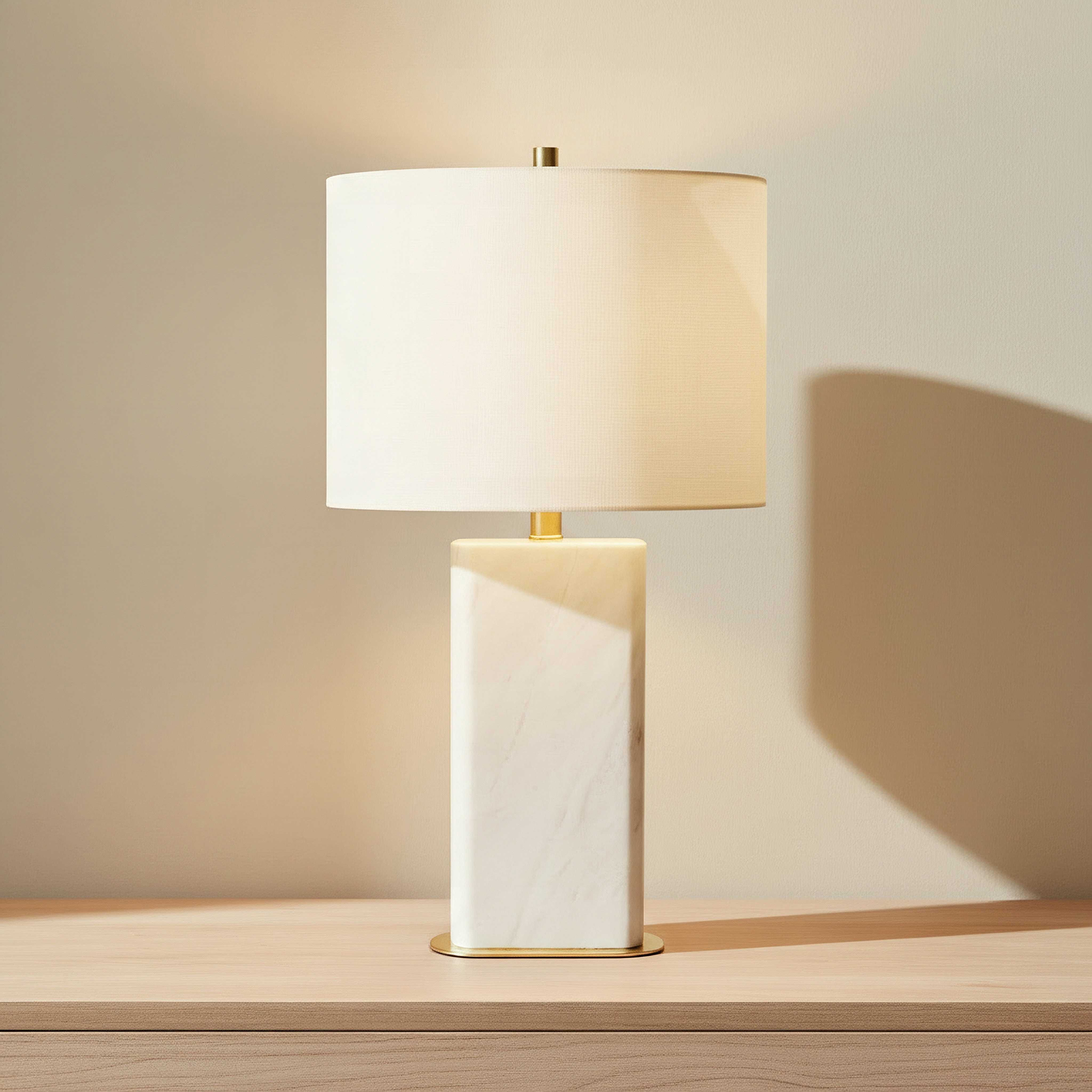 Pearson Marble and Metal Table Lamp - 33x60 cm-hbxbedroom-lighting-tablelamps-image-2