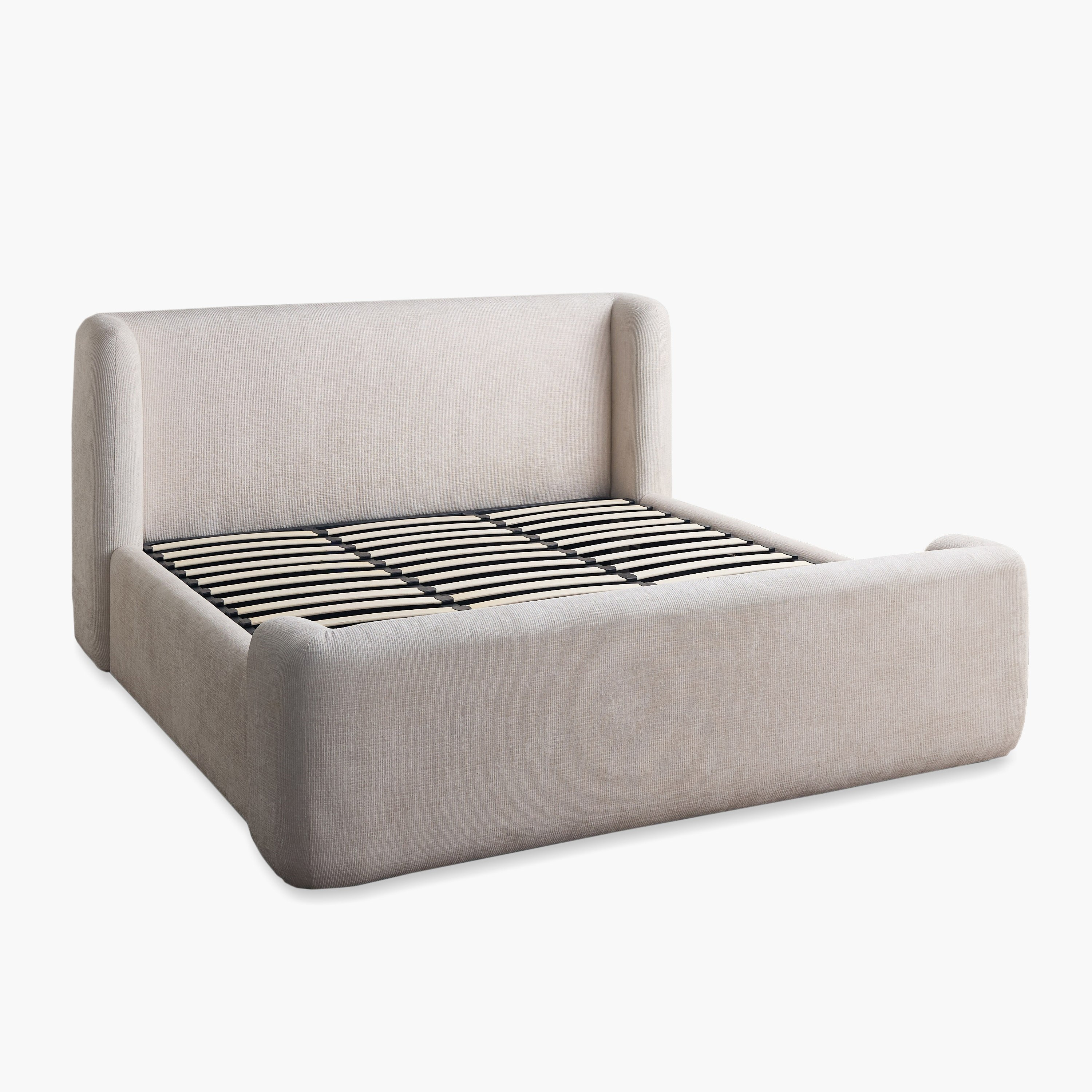Arctic Upholstered Hydraulic Storage Sintered Stone 5-Piece  King Bedroom Set - 180x200 cm-hbxbedroom-bedsandbedsets-bedroomsets-king-image-22