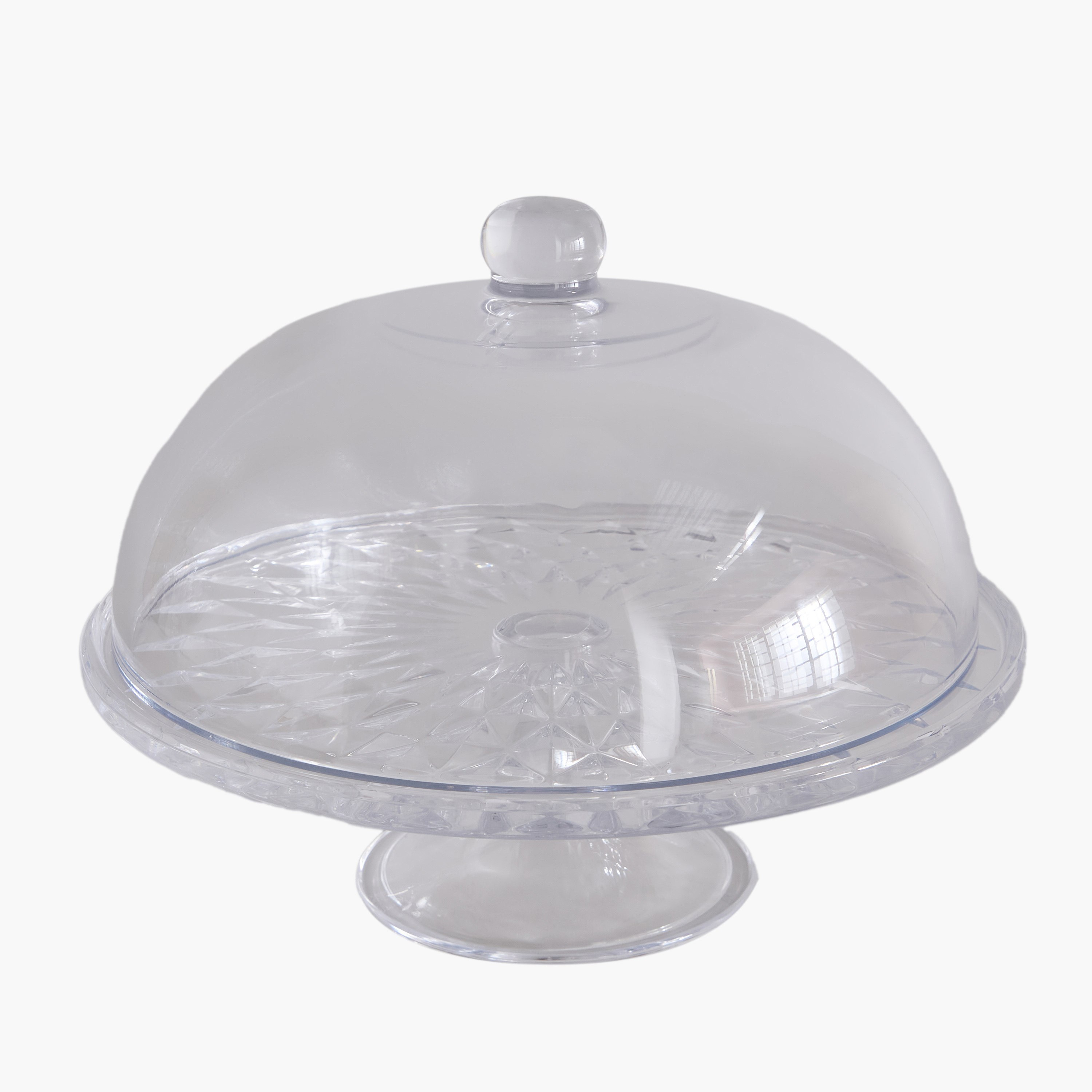 قبة كيك زجاج من جويل - 30x23.2  سم-hbxdecorandfurnishings-tabletop-serveware-image-7