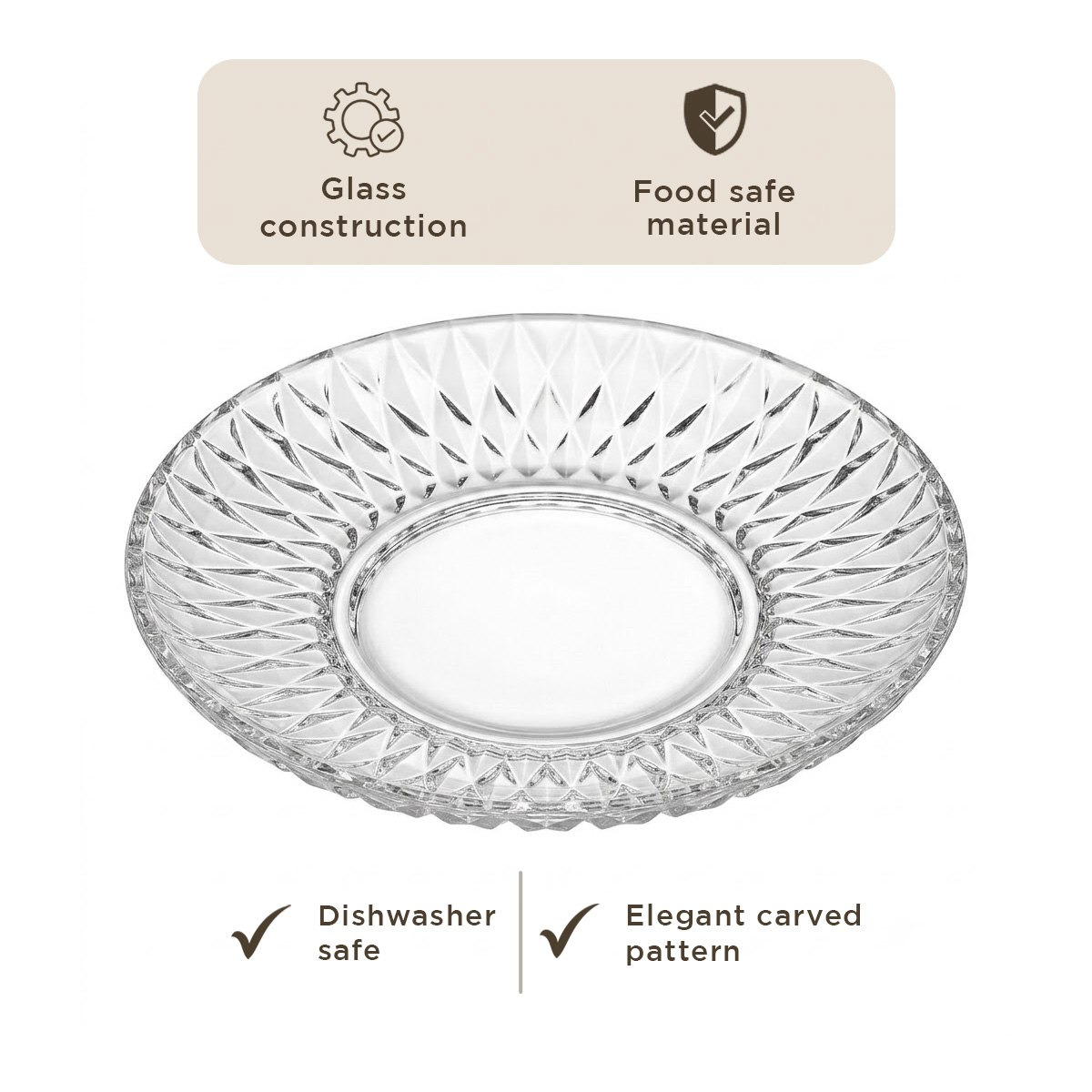 Jewel Glass Platter - 32.7x4.4 cm-hbxdecorandfurnishings-tabletop-serveware-image-6