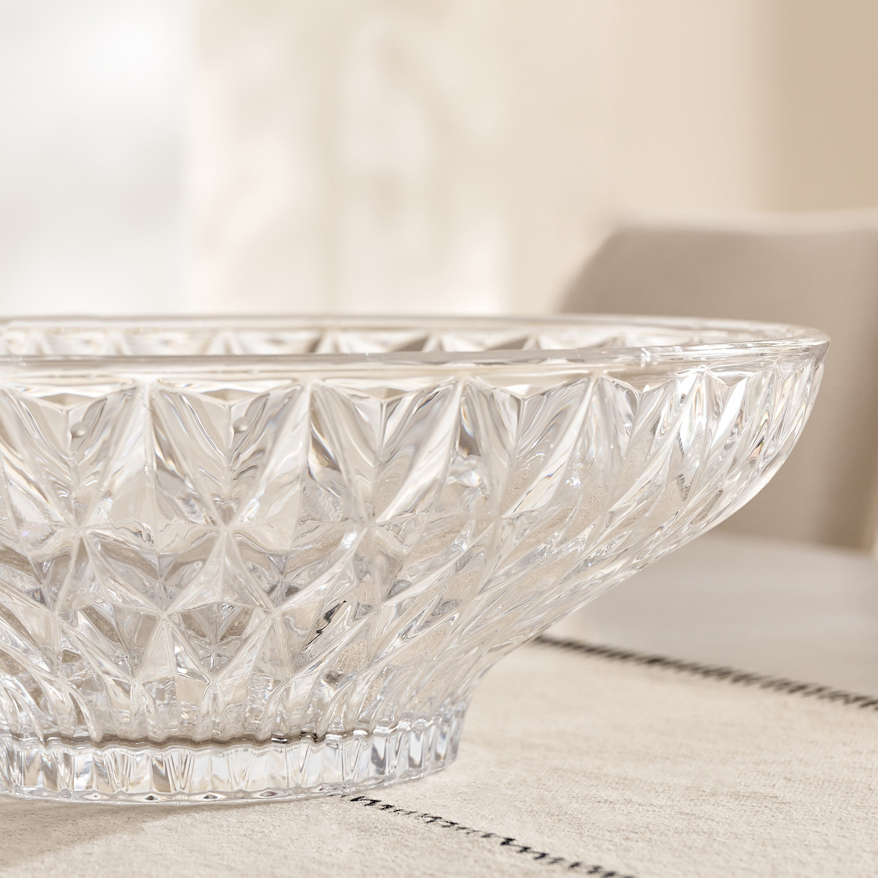 Jewel Glass Fruit Bowl - 31.5x11 cm-hbxdecorandfurnishings-tabletop-crockery-image-3