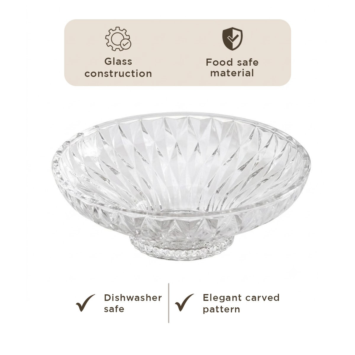 وعاء فواكه زجاجي من جيويل - 31.5x11 سم-hbxdecorandfurnishings-tabletop-crockery-image-6