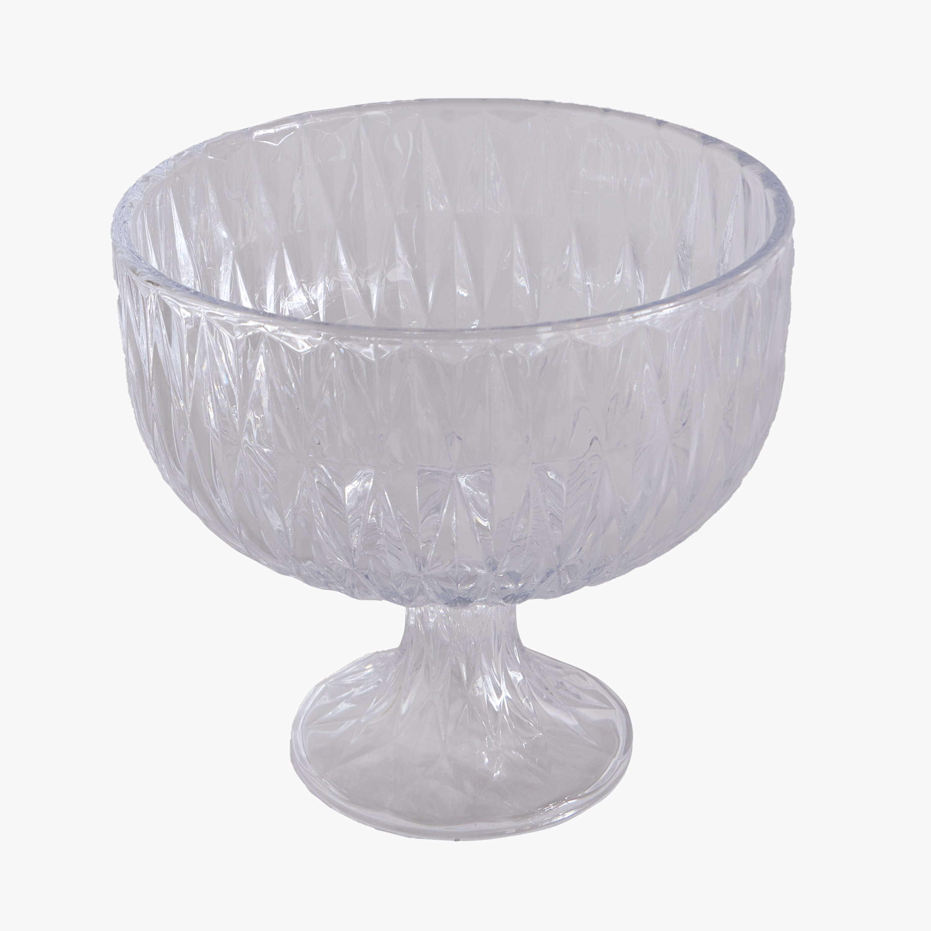 Jewel Glass Footed Bowl - 22.8x21.4 cm-hbxdecorandfurnishings-tabletop-crockery-image-5