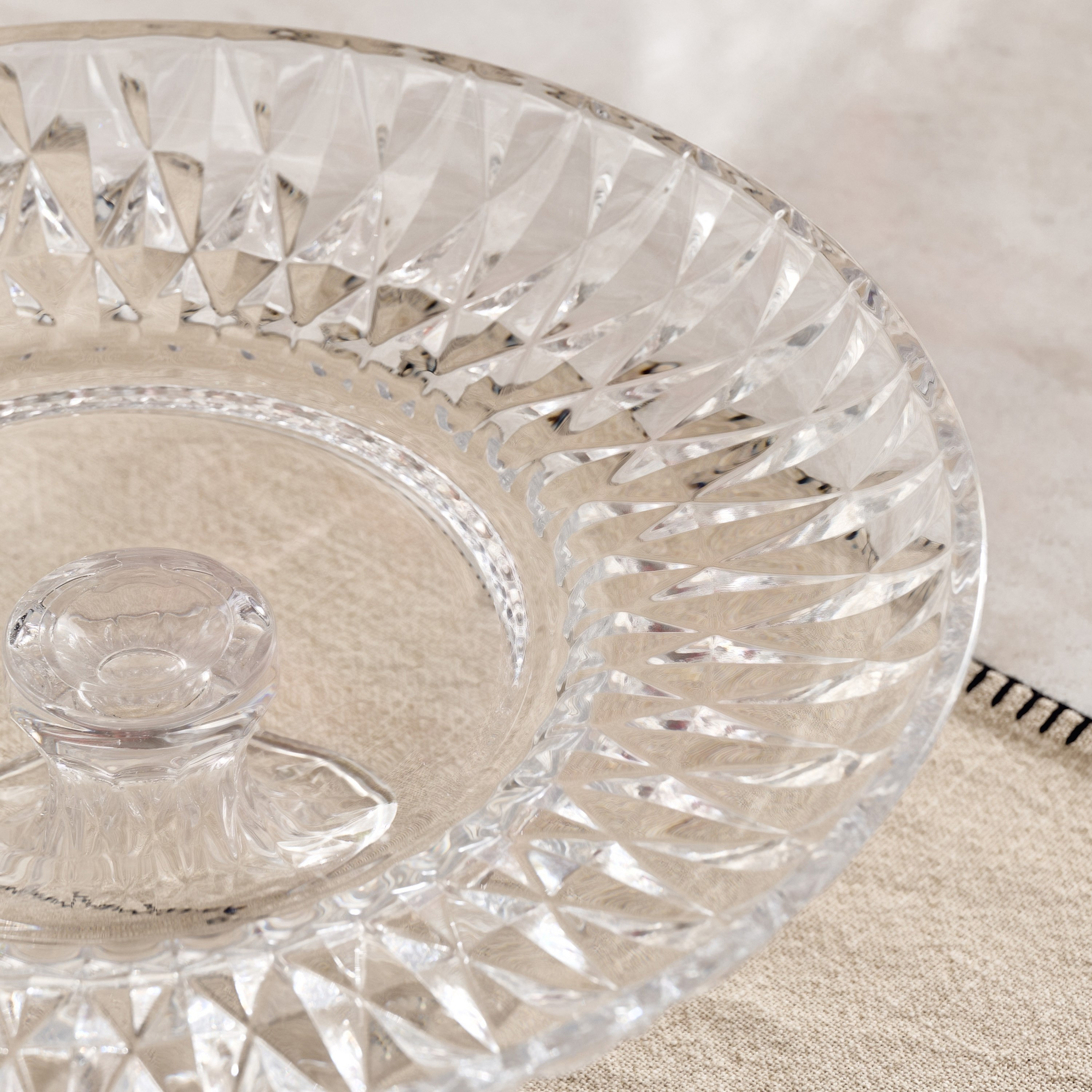 Jewel Glass Cake Stand - 32.7x13.7 cm-hbxdecorandfurnishings-tabletop-serveware-image-3