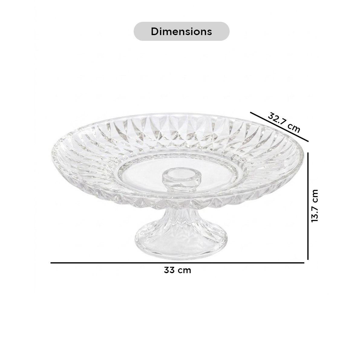 حامل كيك زجاجي من جيويل - 32.7x13.7 سم-hbxdecorandfurnishings-tabletop-serveware-image-8