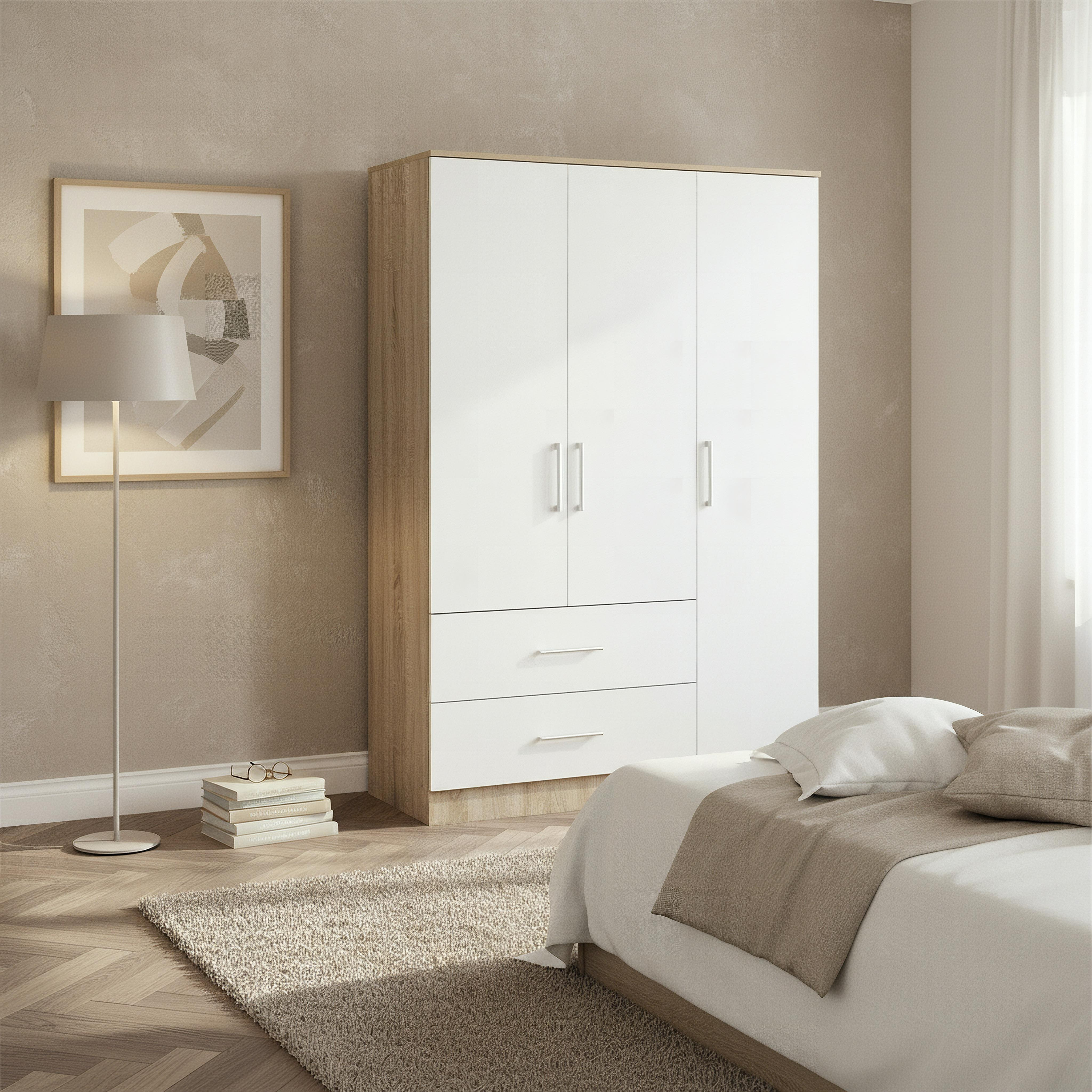 خزانة ملابس 3 أبواب بدرجين كودا أن أكس تي من موفو-hbxfurniture-wardrobes-image-7