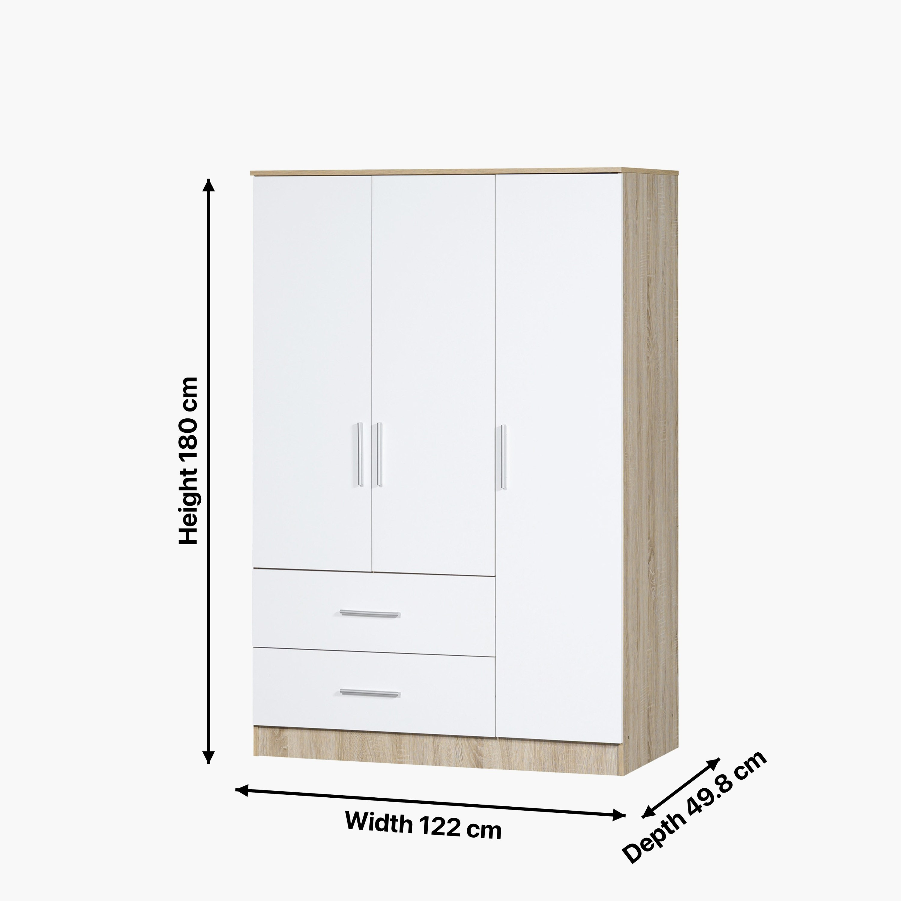 خزانة ملابس 3 أبواب بدرجين كودا أن أكس تي من موفو-hbxfurniture-wardrobes-image-8