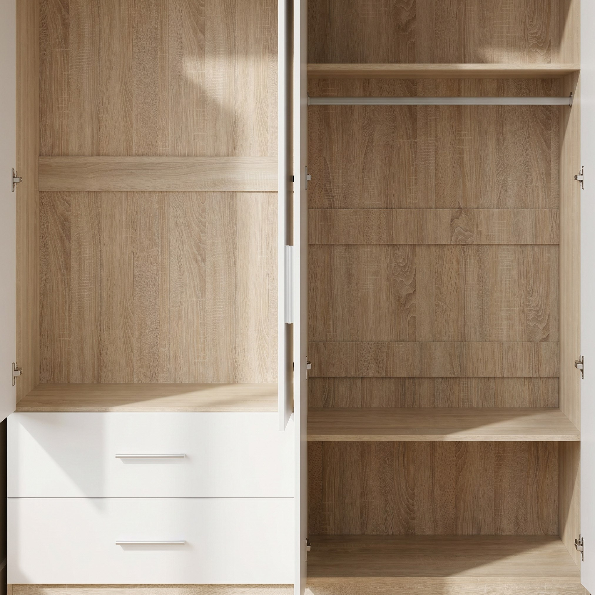 Movo Coda NXT 4-Door Wardrobe with 2 Drawers-hbxfurniture-wardrobes-image-6
