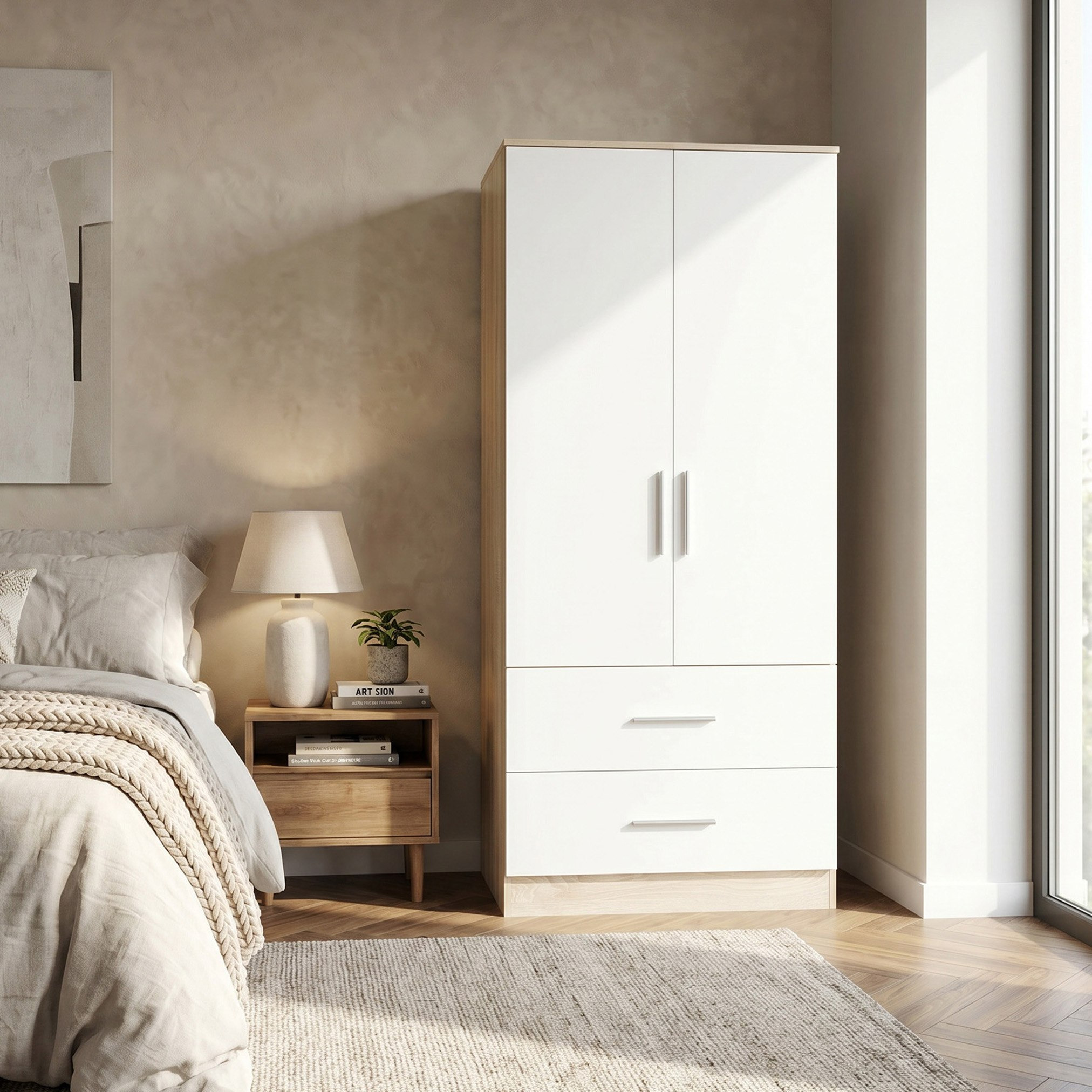 خزانة ملابس ببابين ودرجين كودا أن أكس تي من موفو-hbxfurniture-wardrobes-image-6