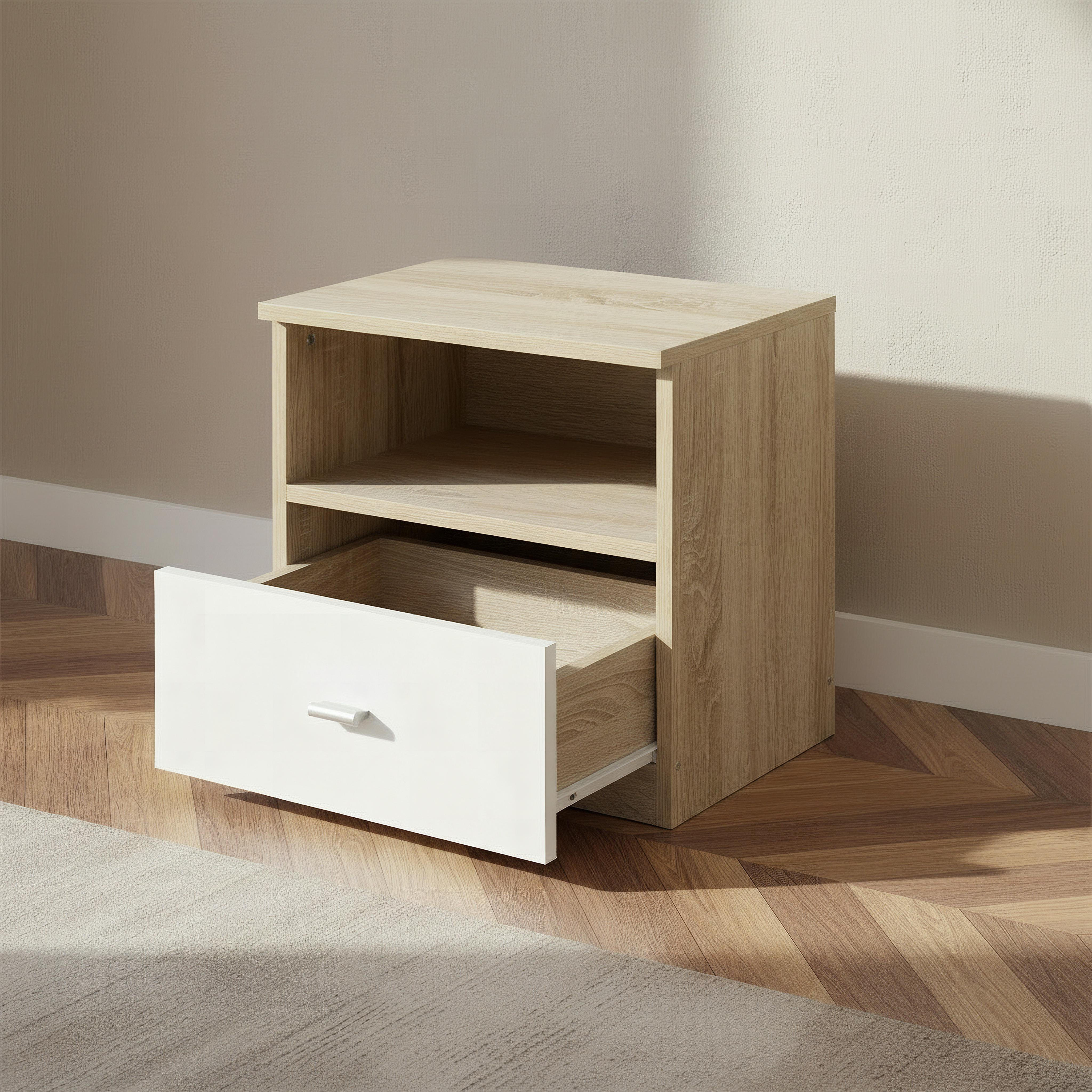 طاولة سرير جانبية بدرج واحد مع رف تخزين مفتوح كودا أن أكس تي من موفو-hbxfurniture-bedroom-nightstands-image-3