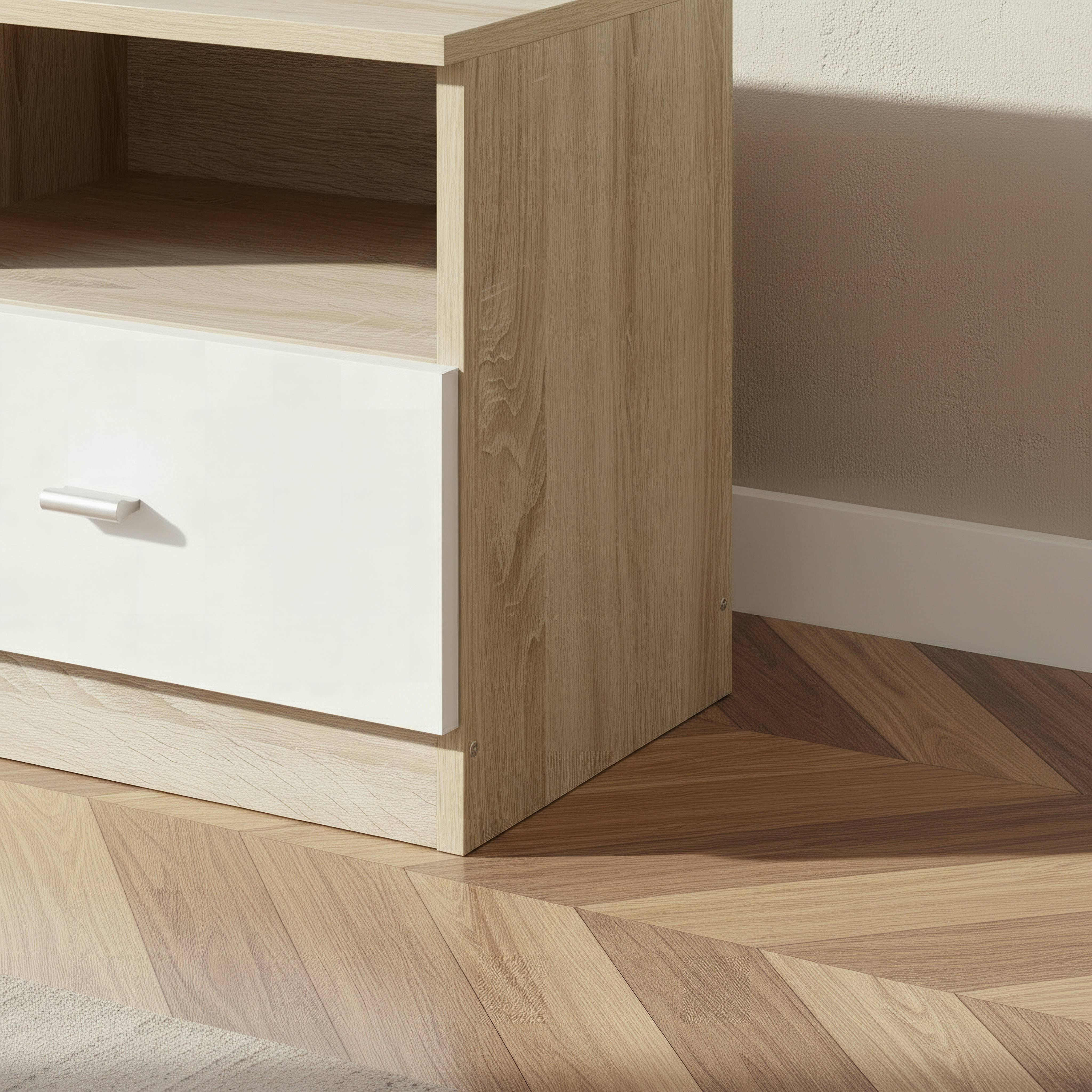طاولة سرير جانبية بدرج واحد مع رف تخزين مفتوح كودا أن أكس تي من موفو-hbxfurniture-bedroom-nightstands-image-4