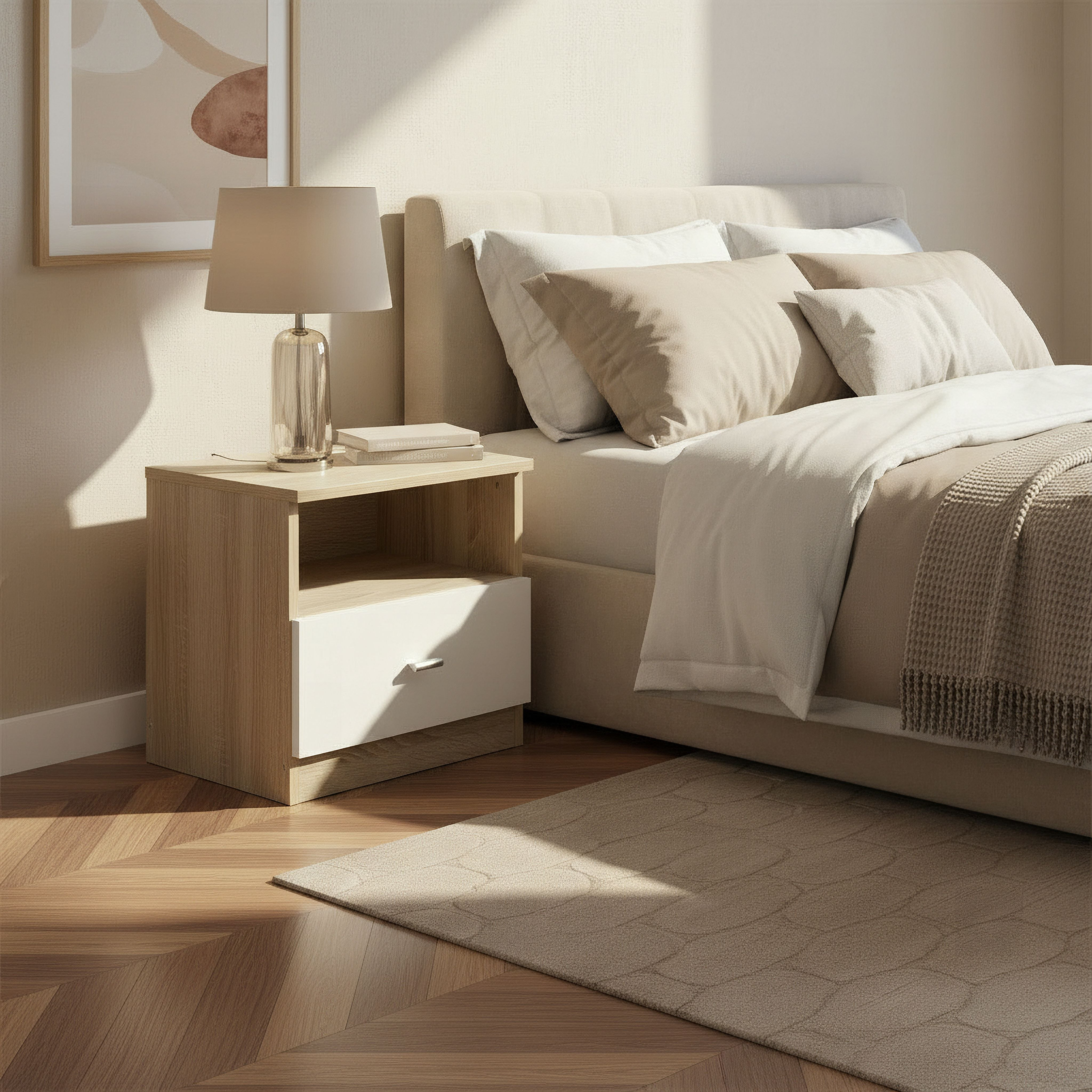 طاولة سرير جانبية بدرج واحد مع رف تخزين مفتوح كودا أن أكس تي من موفو-hbxfurniture-bedroom-nightstands-image-5