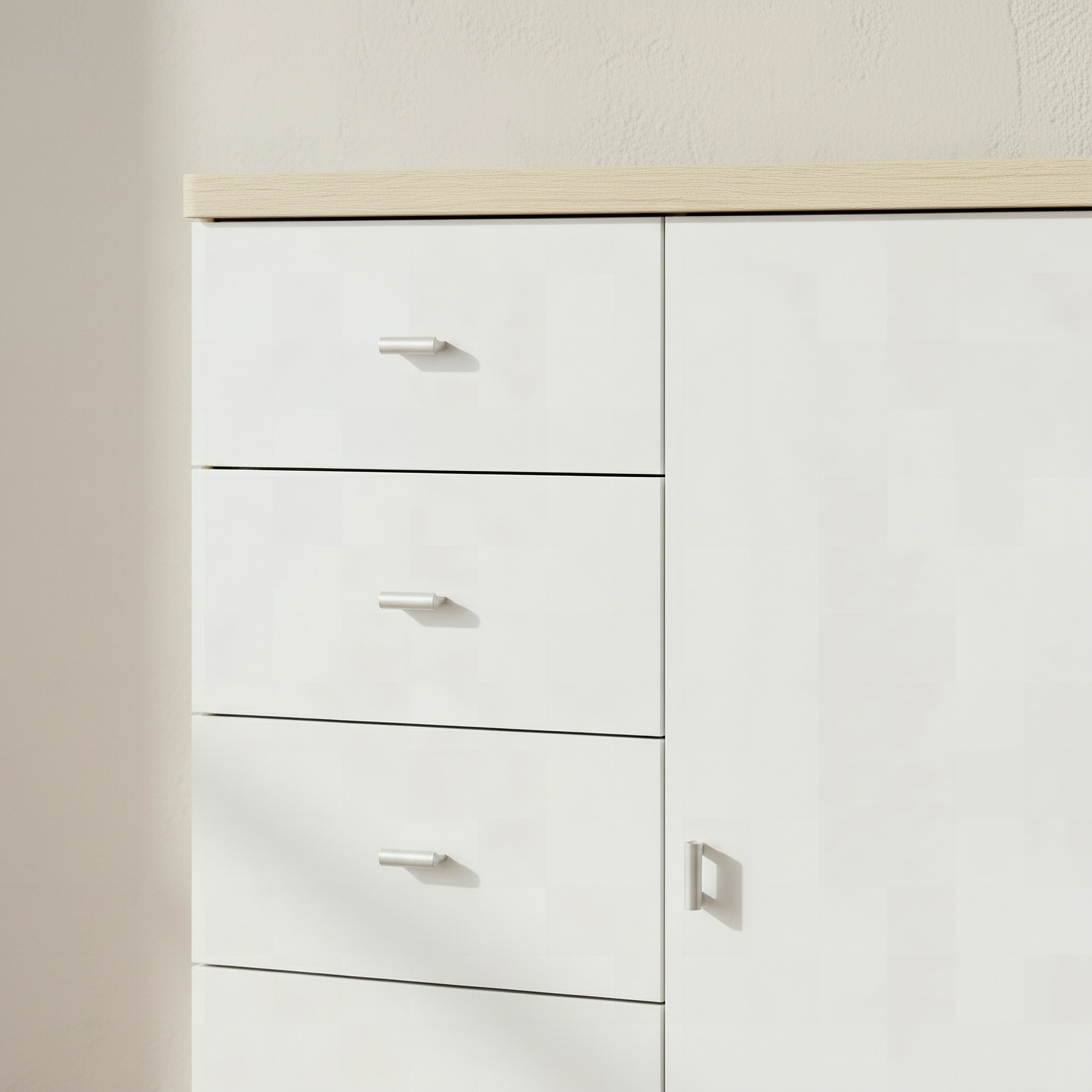 Movo Coda NXT 1-Door Chest of 5-Drawers-hbxfurniture-dressersandchests-chestofdrawers-image-4