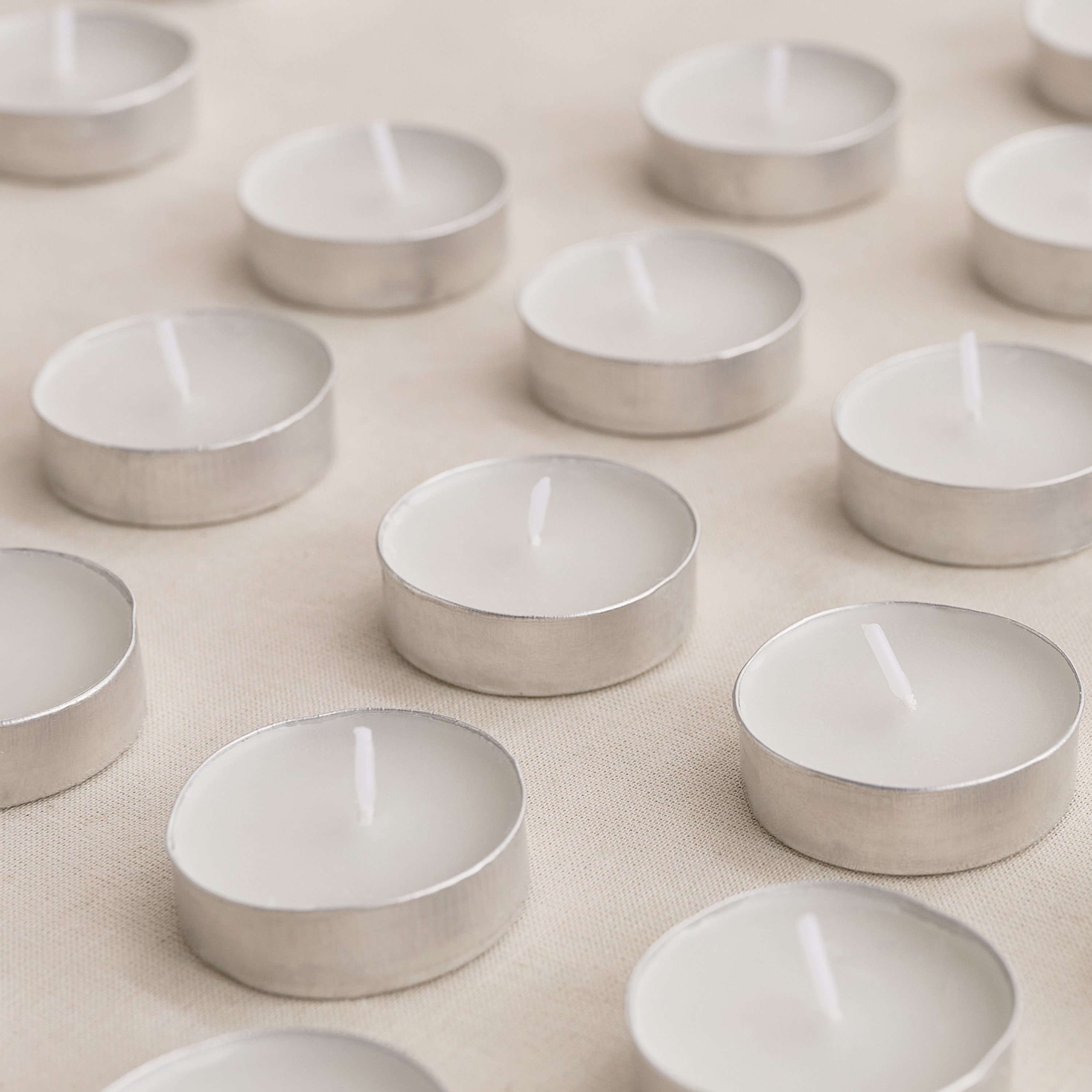 Qara Vanilla Jasmine Scented Tealight Candle - Set of 50-hbxlivingroom-decorandaccessories-candles-image-2