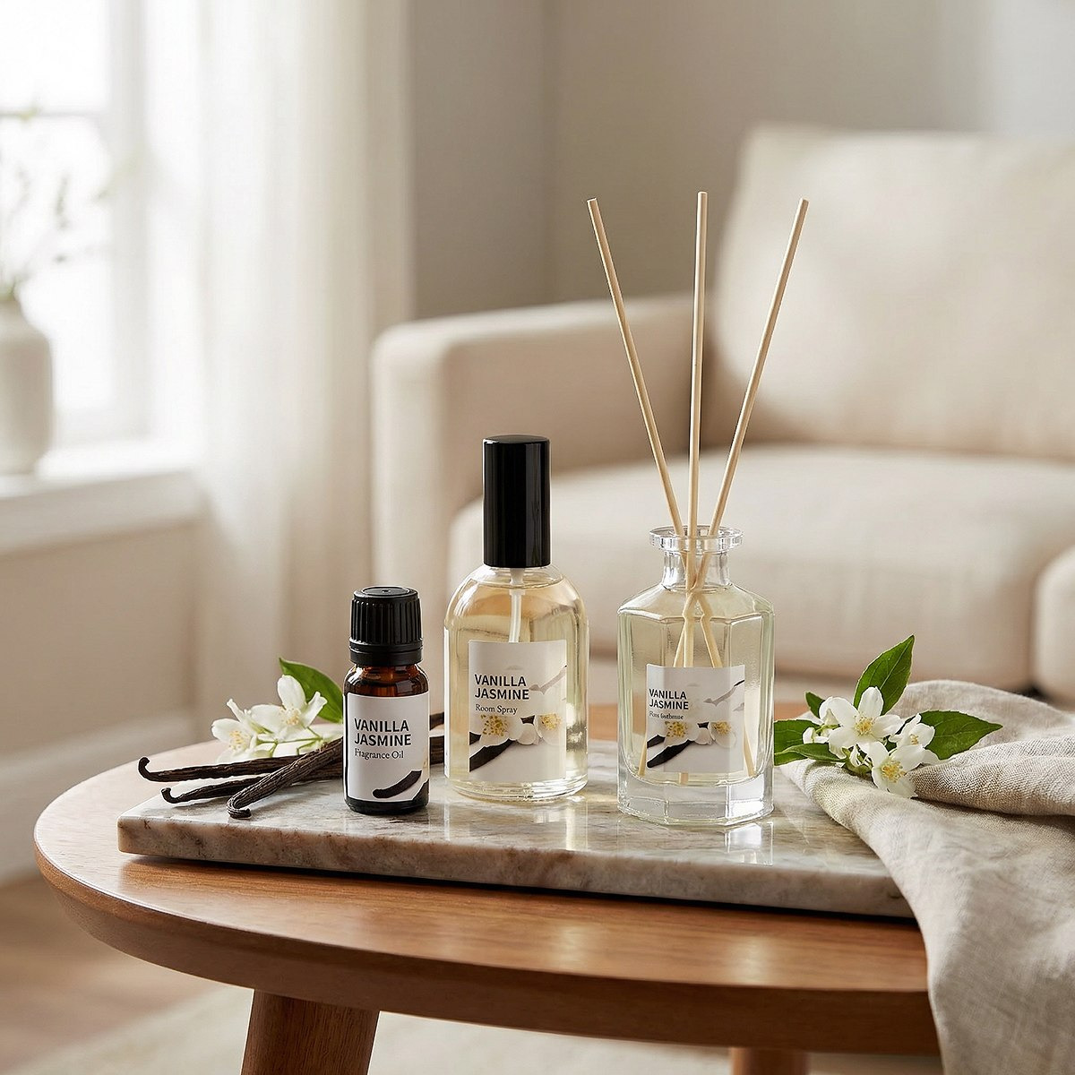 معطر جو فانيلا جاسمين من كارا - 100 مل-hbxdecorandfurnishings-homefragrance-roomfreshnersandaromamist-image-5