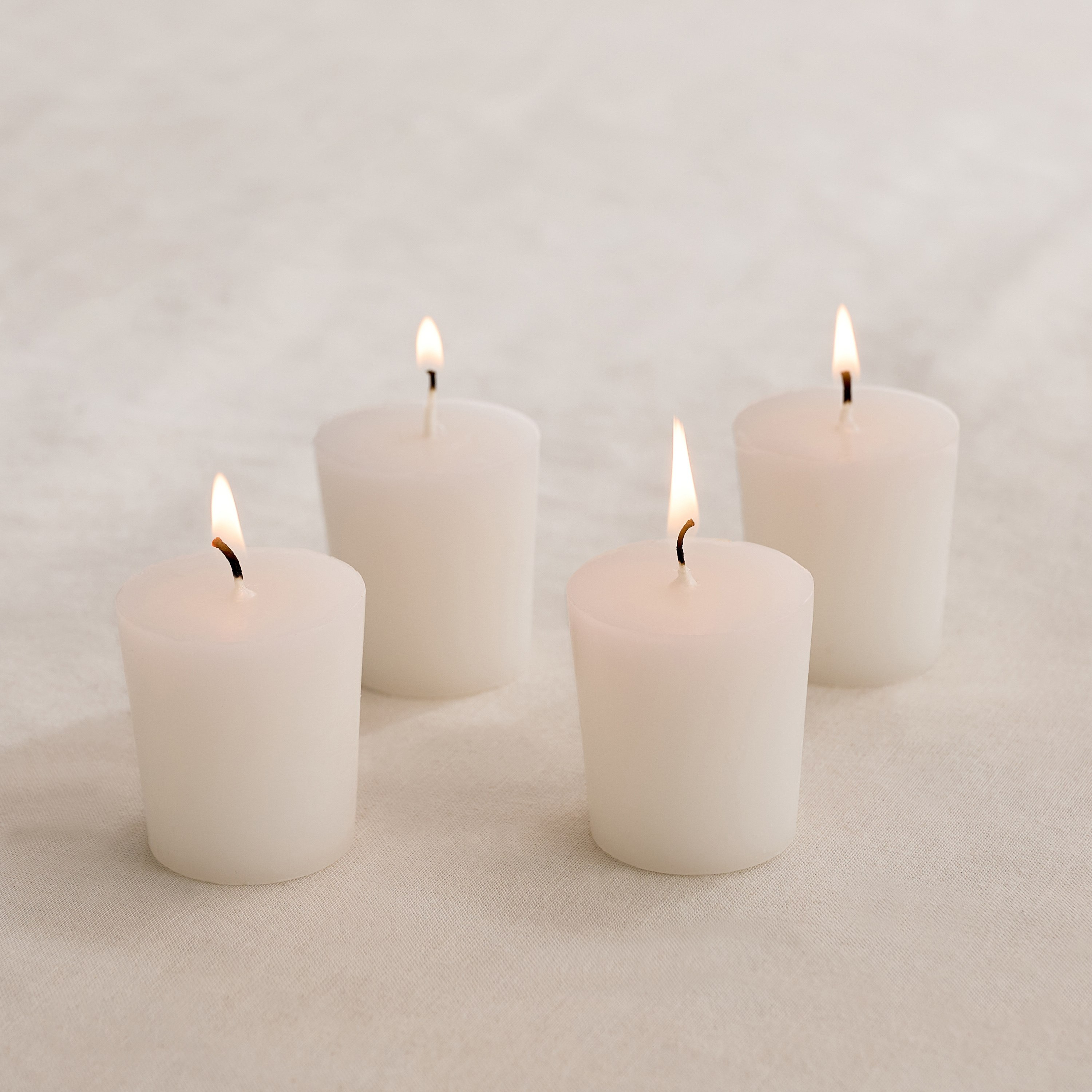 Qara Vanilla Jasmine Scented Votive Candle - Set of 4-hbxlivingroom-decorandaccessories-candles-image-2