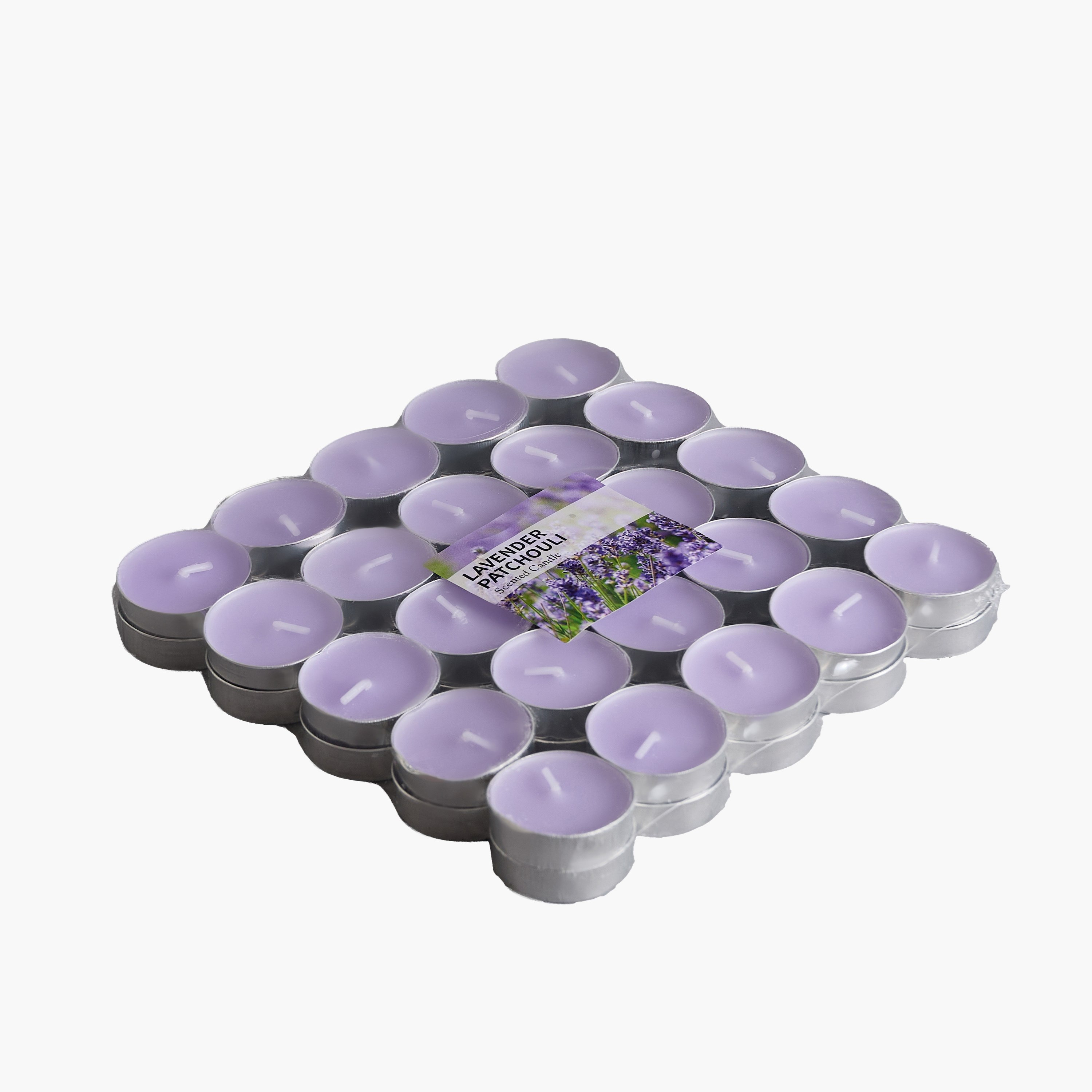 Qara Lavender Patchouli Tealight Candle - Set of 50-hbxlivingroom-decorandaccessories-candles-image-5