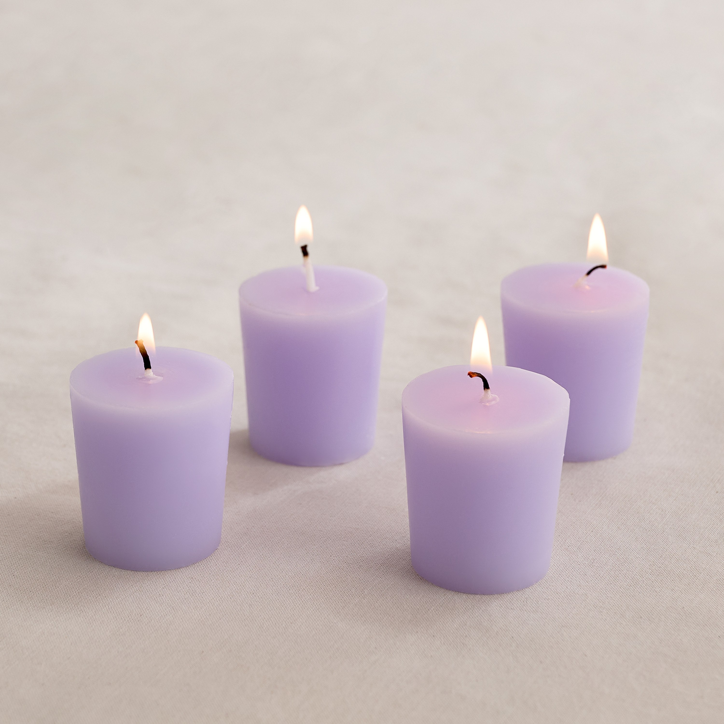 Qara Lavender Patchouli Scented Votive Candle - Set of 4-hbxlivingroom-decorandaccessories-candles-image-2