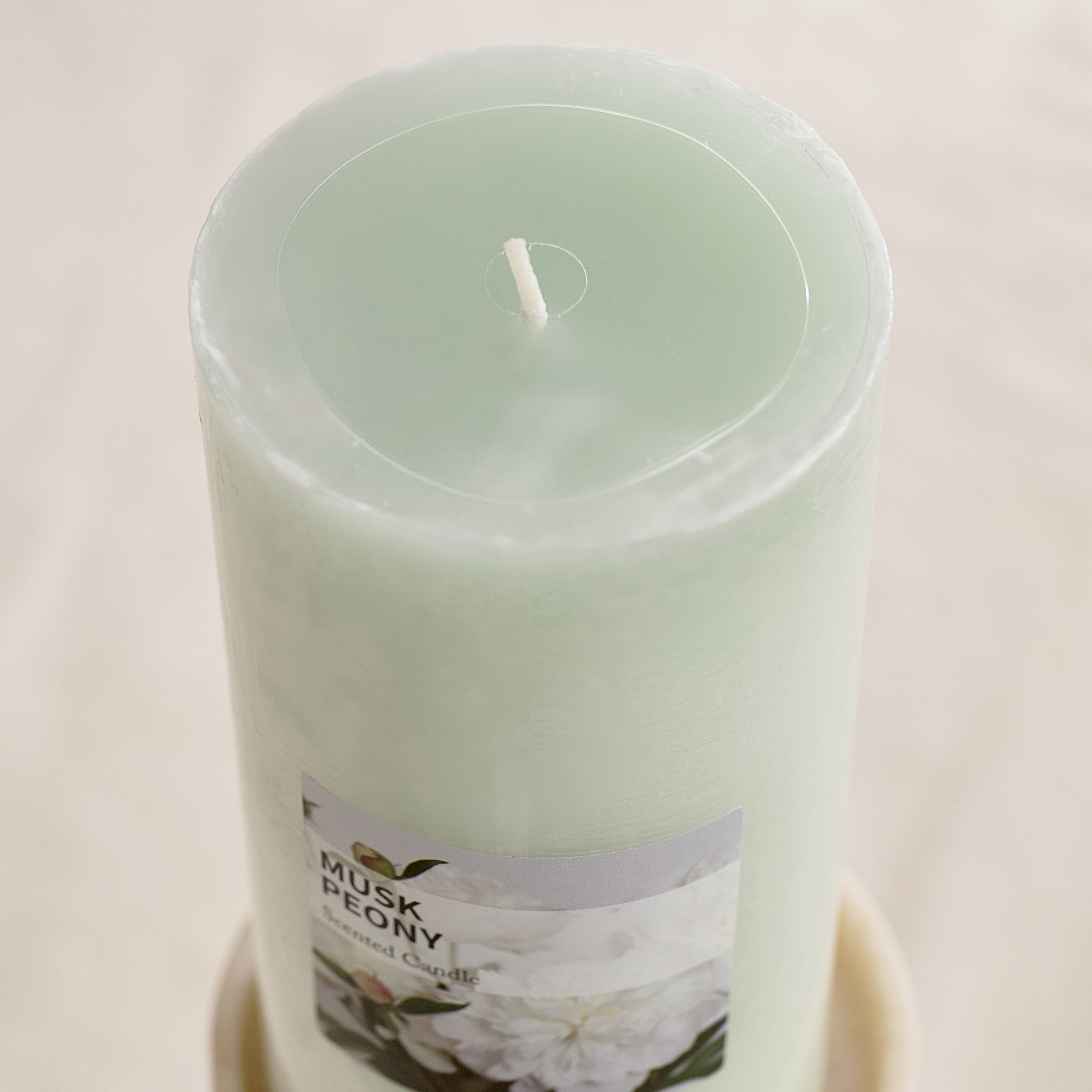 Qara Musk Peony Pillar Candle - 68x15 cm-hbxlivingroom-decorandaccessories-candles-image-3