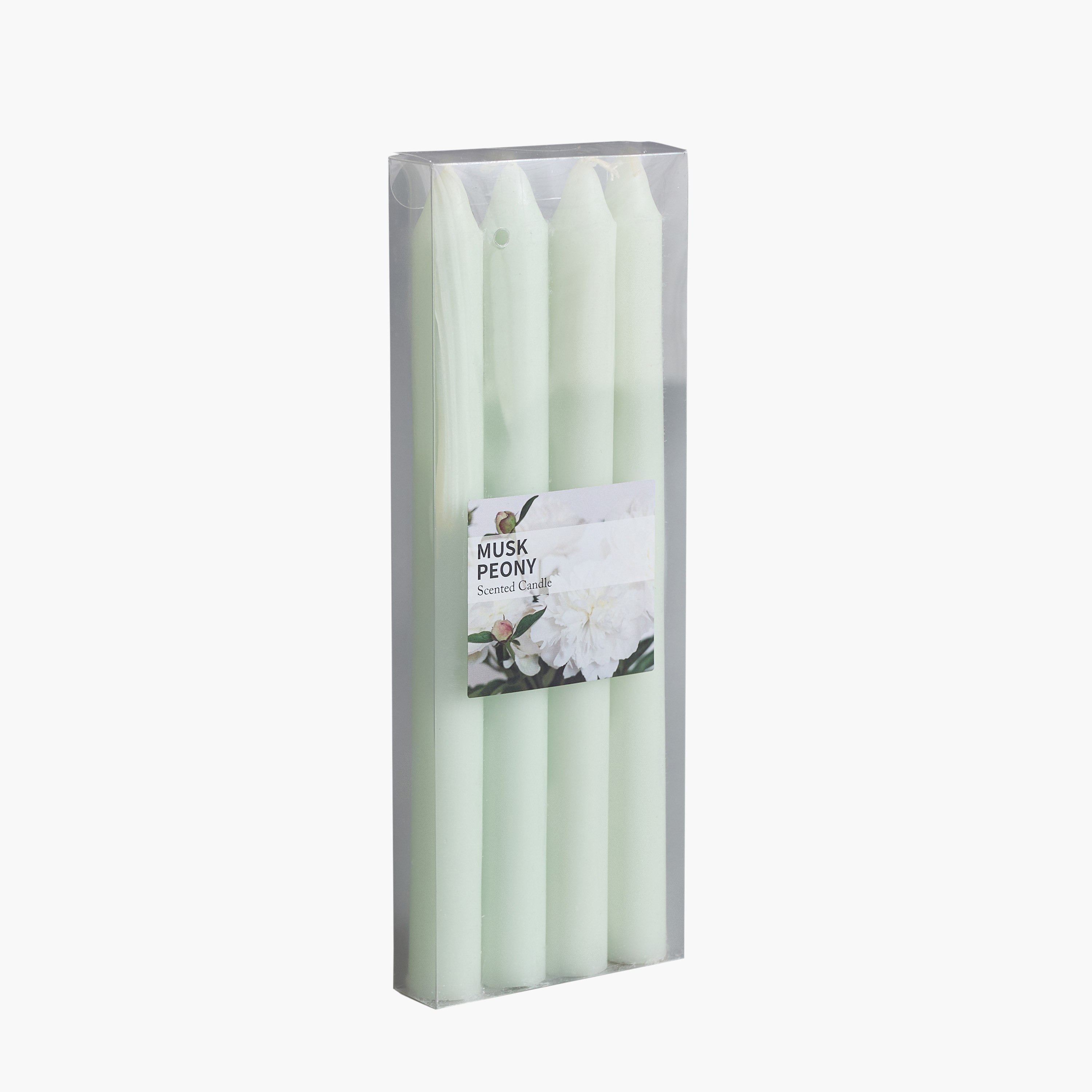 طقم شموع رفيعة مسك بيوني 4 قطع من قارا-hbxlivingroom-decorandaccessories-candles-image-5