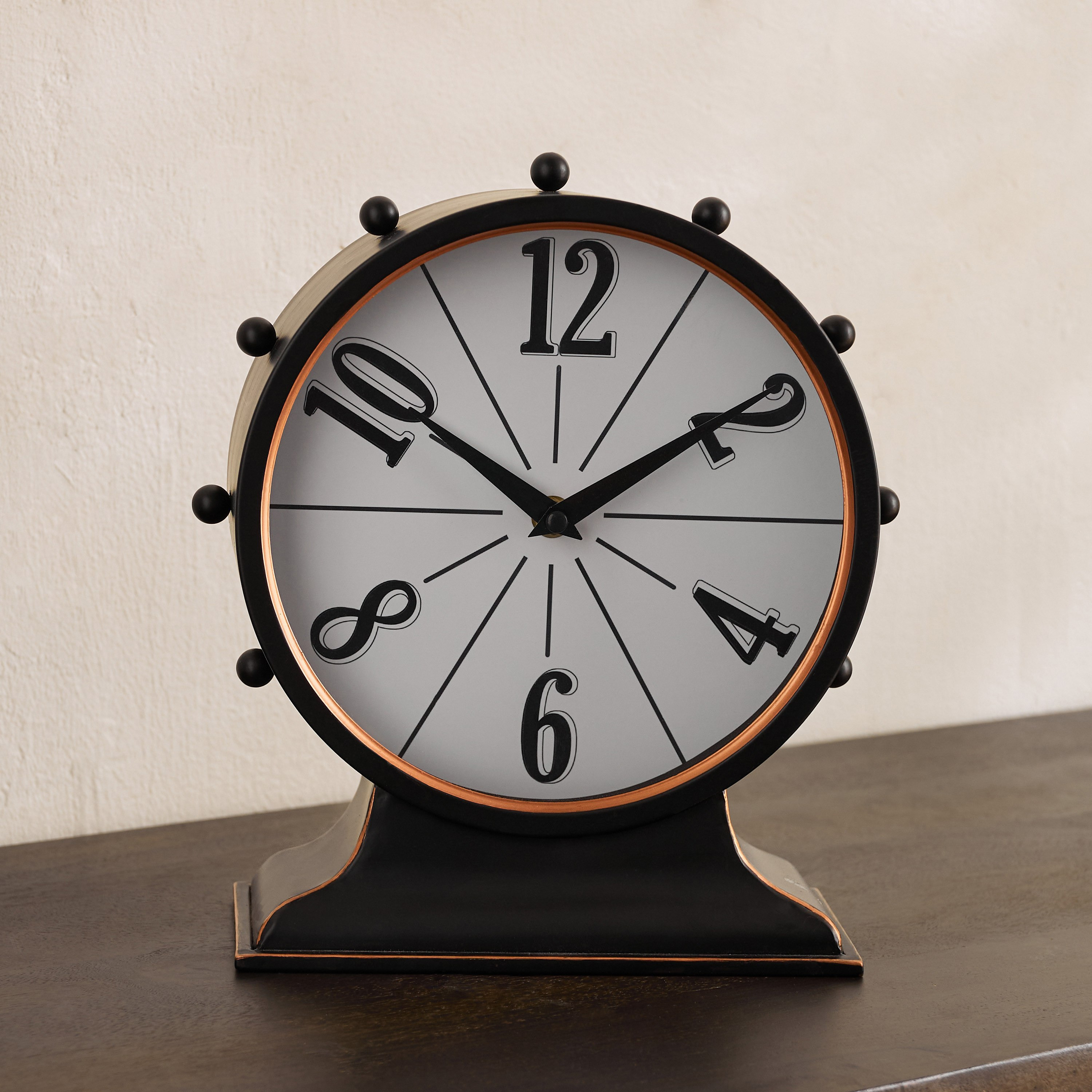 ساعة طاولة أنتيكا مع حامل من مافريك - 23x10x25.5 سم-hbxhomeware-hbxdecorandfurnishings-image-6