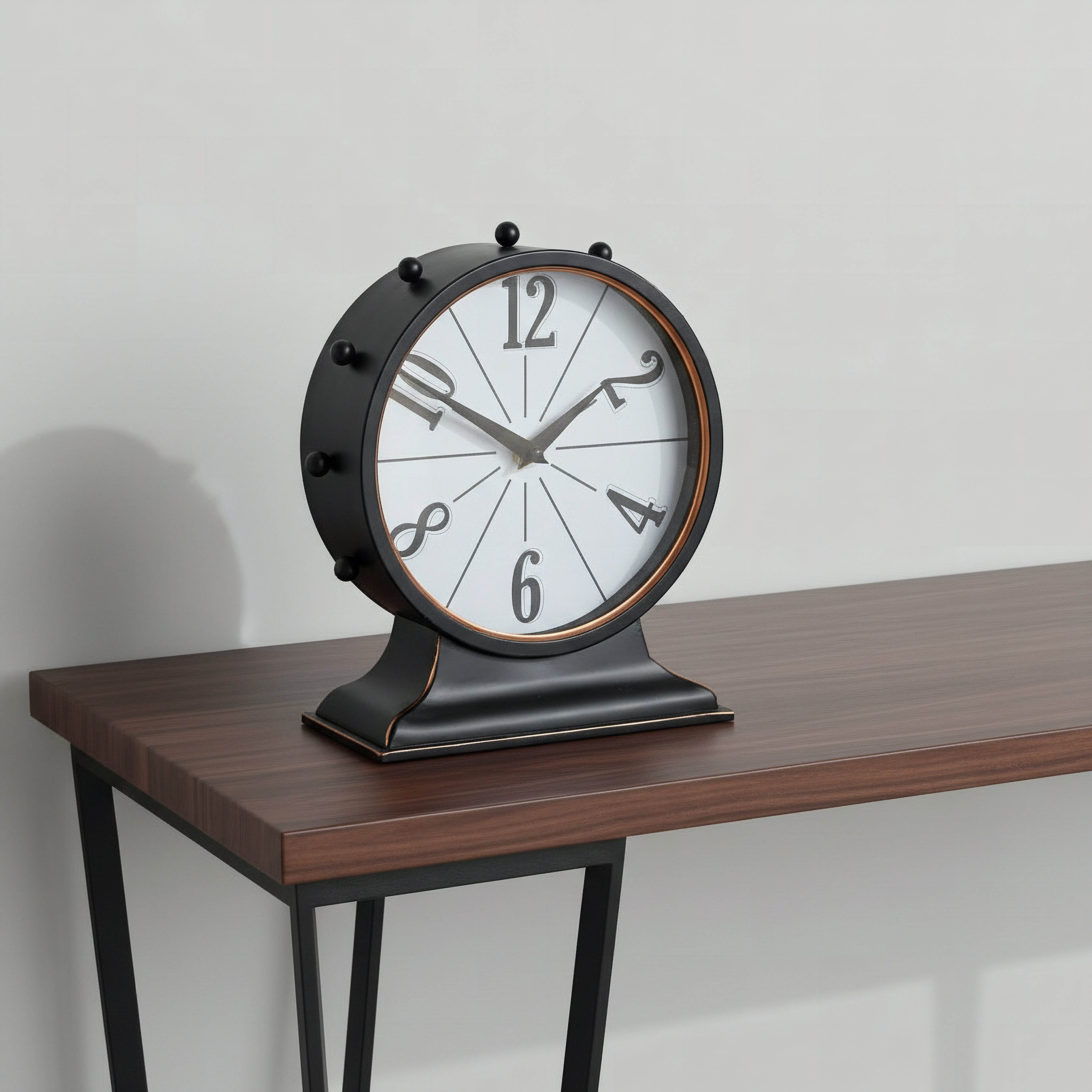 ساعة طاولة أنتيكا مع حامل من مافريك - 23x10x25.5 سم-hbxhomeware-hbxdecorandfurnishings-image-1