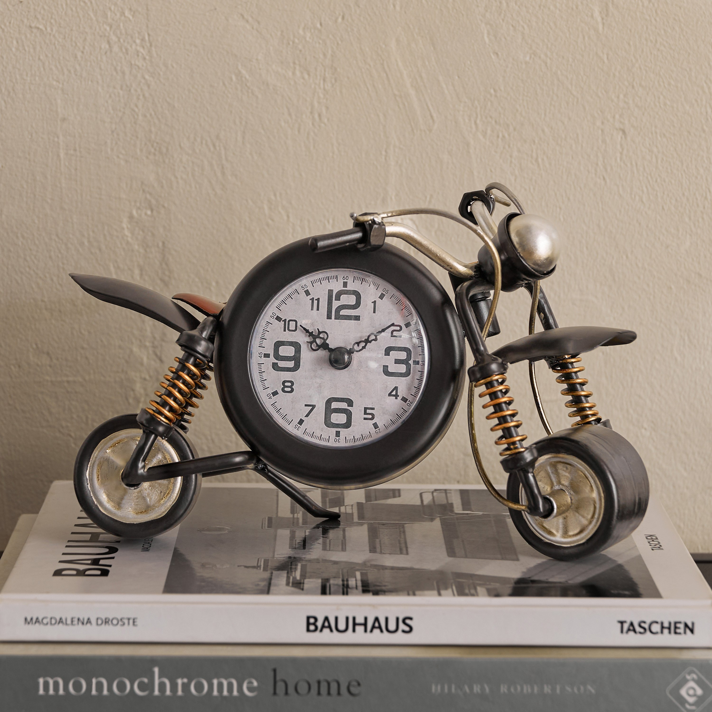 Maverick Motor Bike Vintage Table Clock - 23x13x14.5 cm-hbxhomeware-hbxdecorandfurnishings-image-6