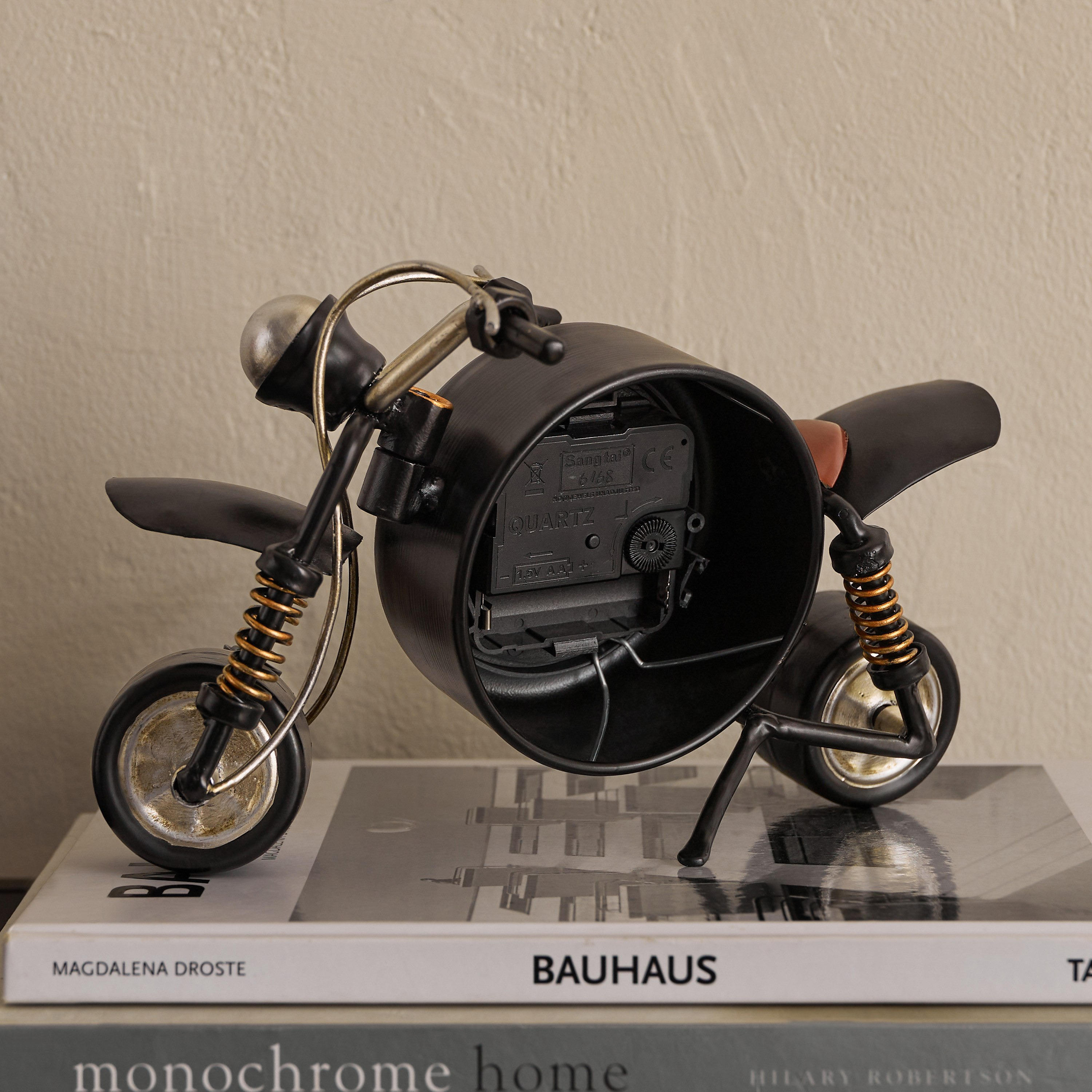 Maverick Motor Bike Vintage Table Clock - 23x13x14.5 cm-hbxhomeware-hbxdecorandfurnishings-image-7
