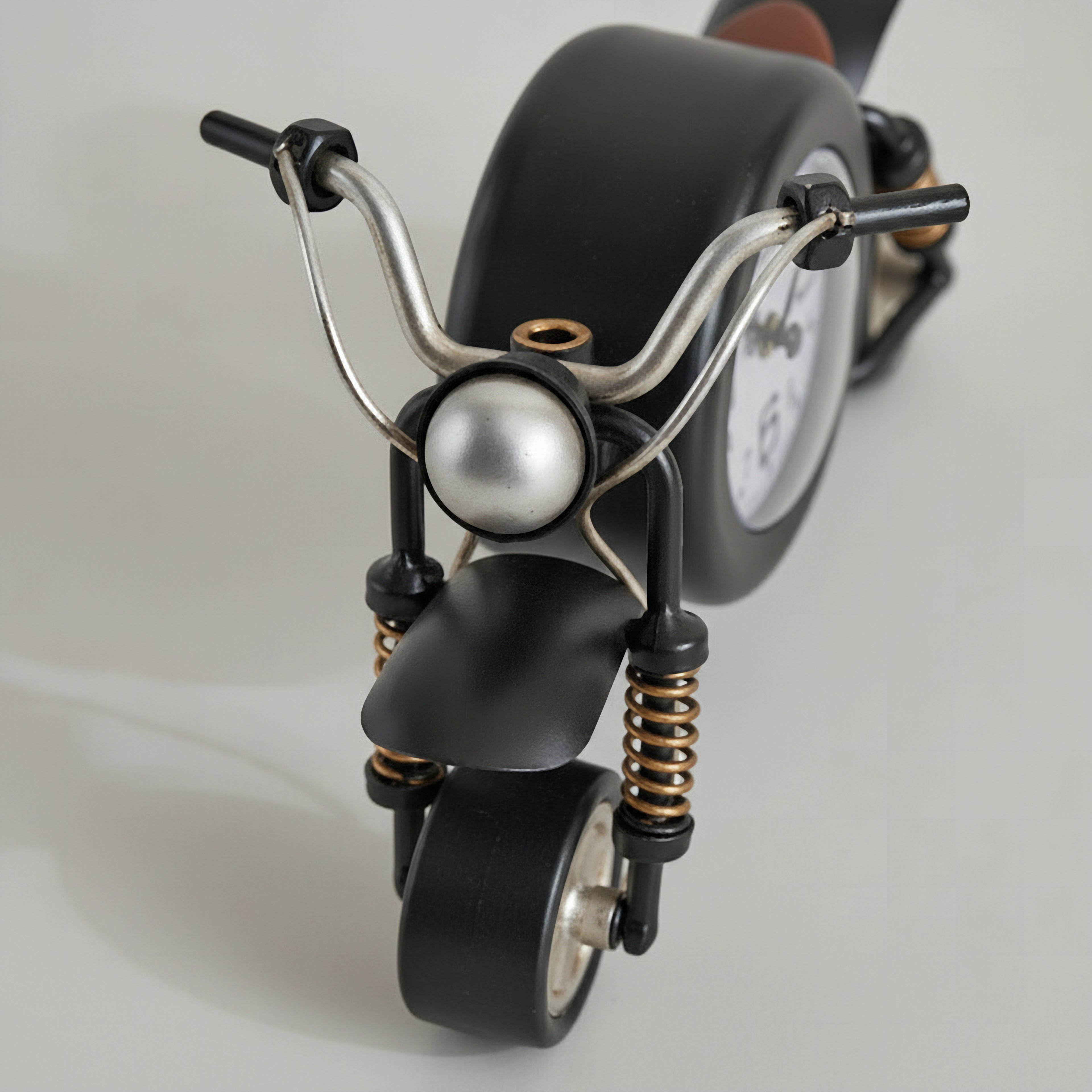 Maverick Motor Bike Vintage Table Clock - 23x13x14.5 cm-hbxhomeware-hbxdecorandfurnishings-image-3