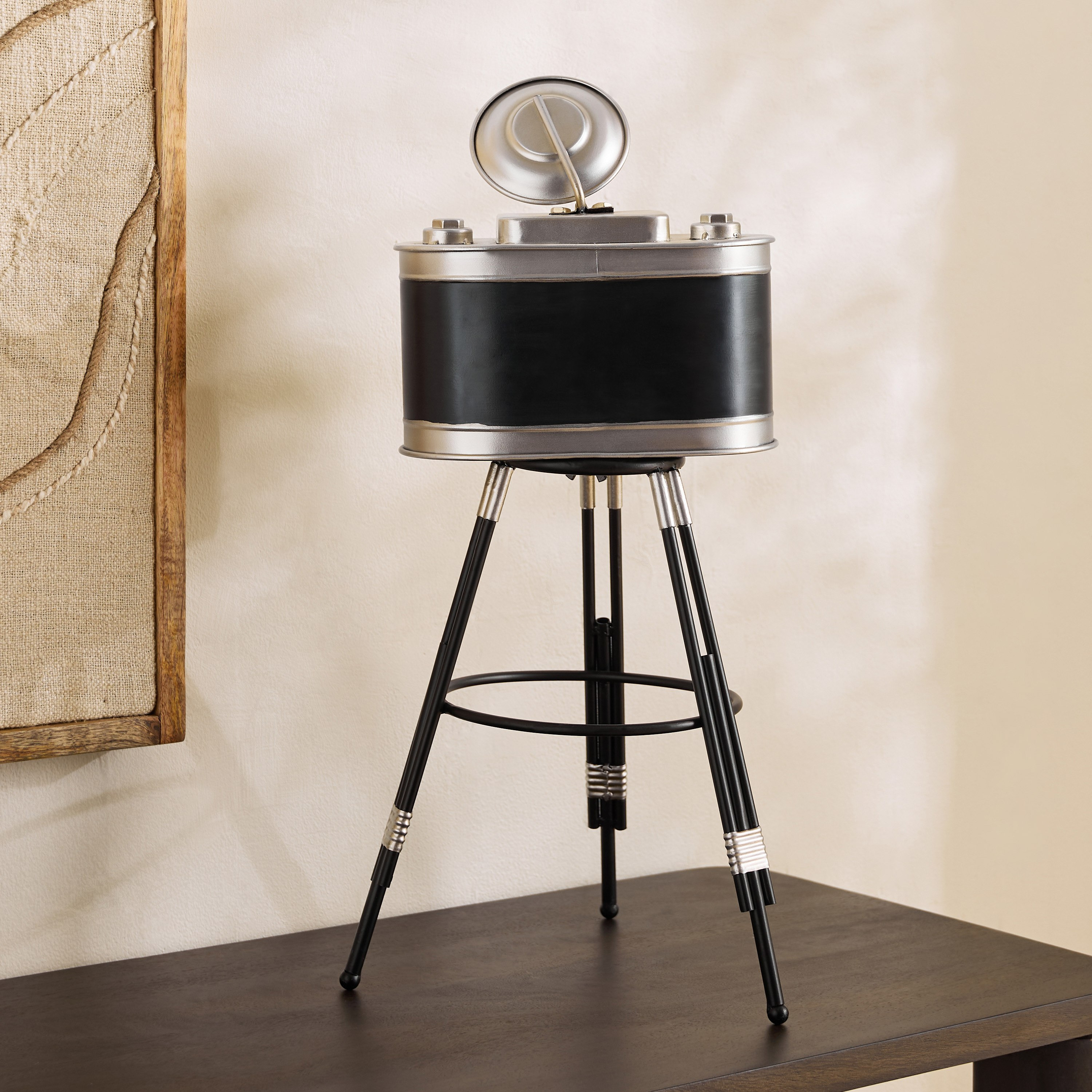 Maverick Vintage Tripod Camera Table Clock - 28x25x60 cm-hbxhomeware-hbxdecorandfurnishings-image-6