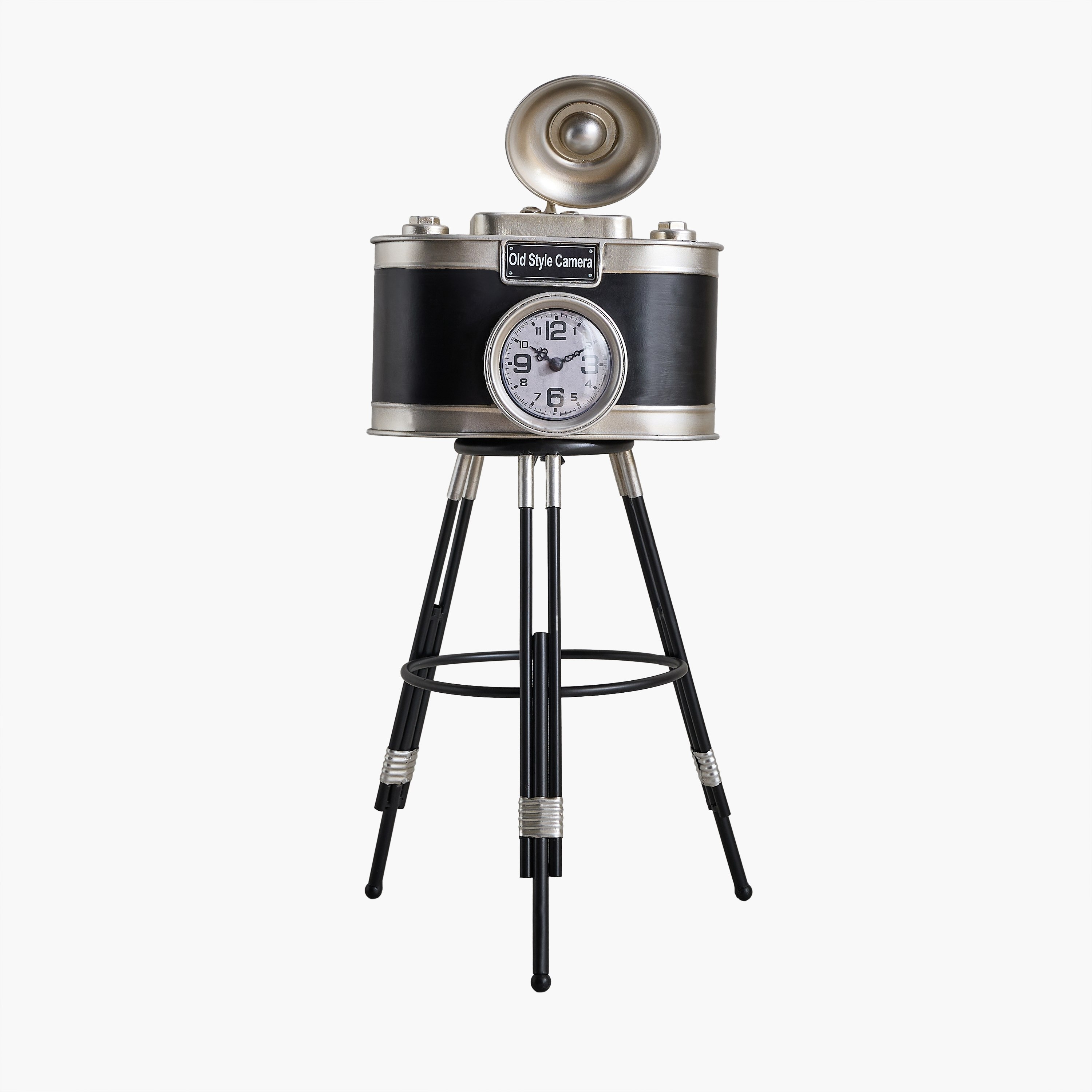 Maverick Vintage Tripod Camera Table Clock - 28x25x60 cm-hbxhomeware-hbxdecorandfurnishings-image-9