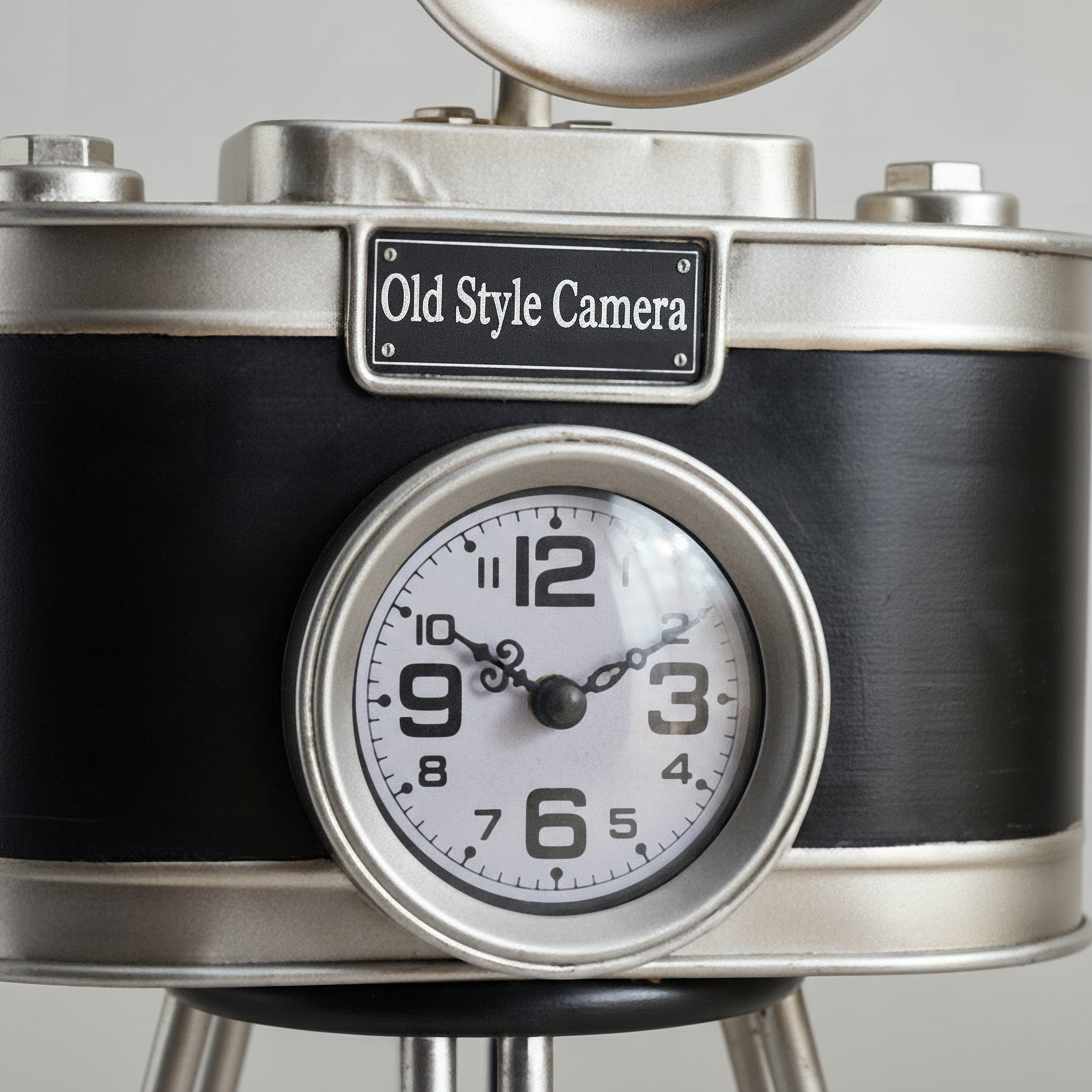 Maverick Vintage Tripod Camera Table Clock - 28x25x60 cm-hbxhomeware-hbxdecorandfurnishings-image-2