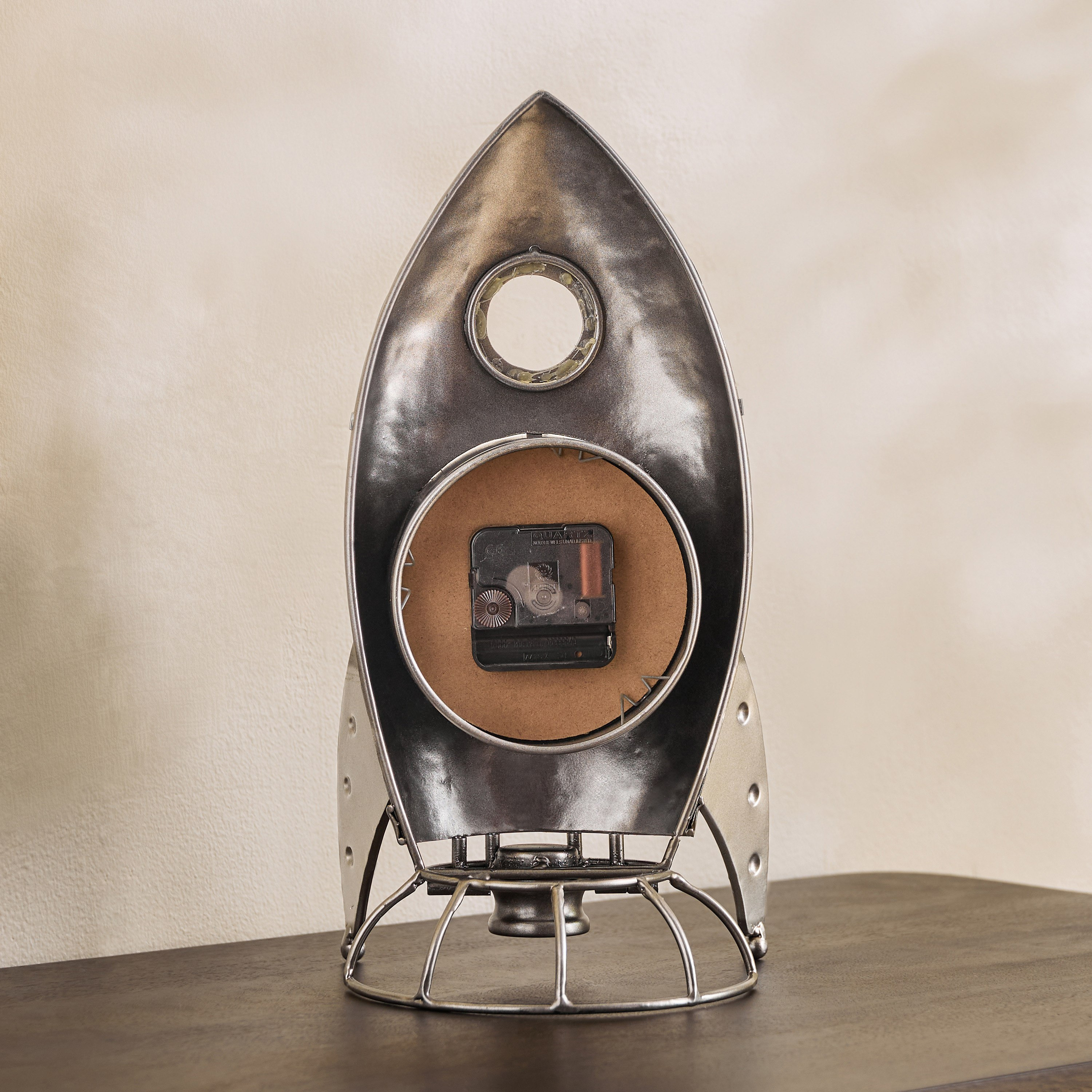 Maverick Vintage Rocket Table Clock - 19.5x13x33.5 cm-hbxhomeware-hbxdecorandfurnishings-image-2