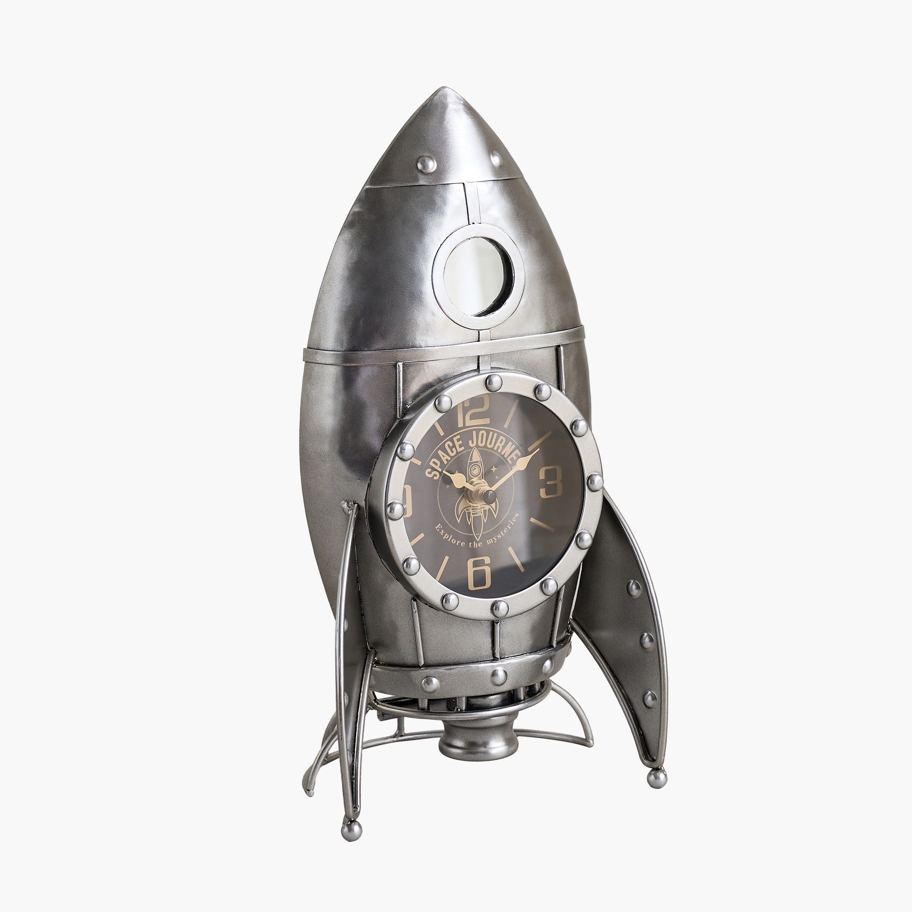 Maverick Vintage Rocket Table Clock - 19.5x13x33.5 cm-hbxhomeware-hbxdecorandfurnishings-image-5