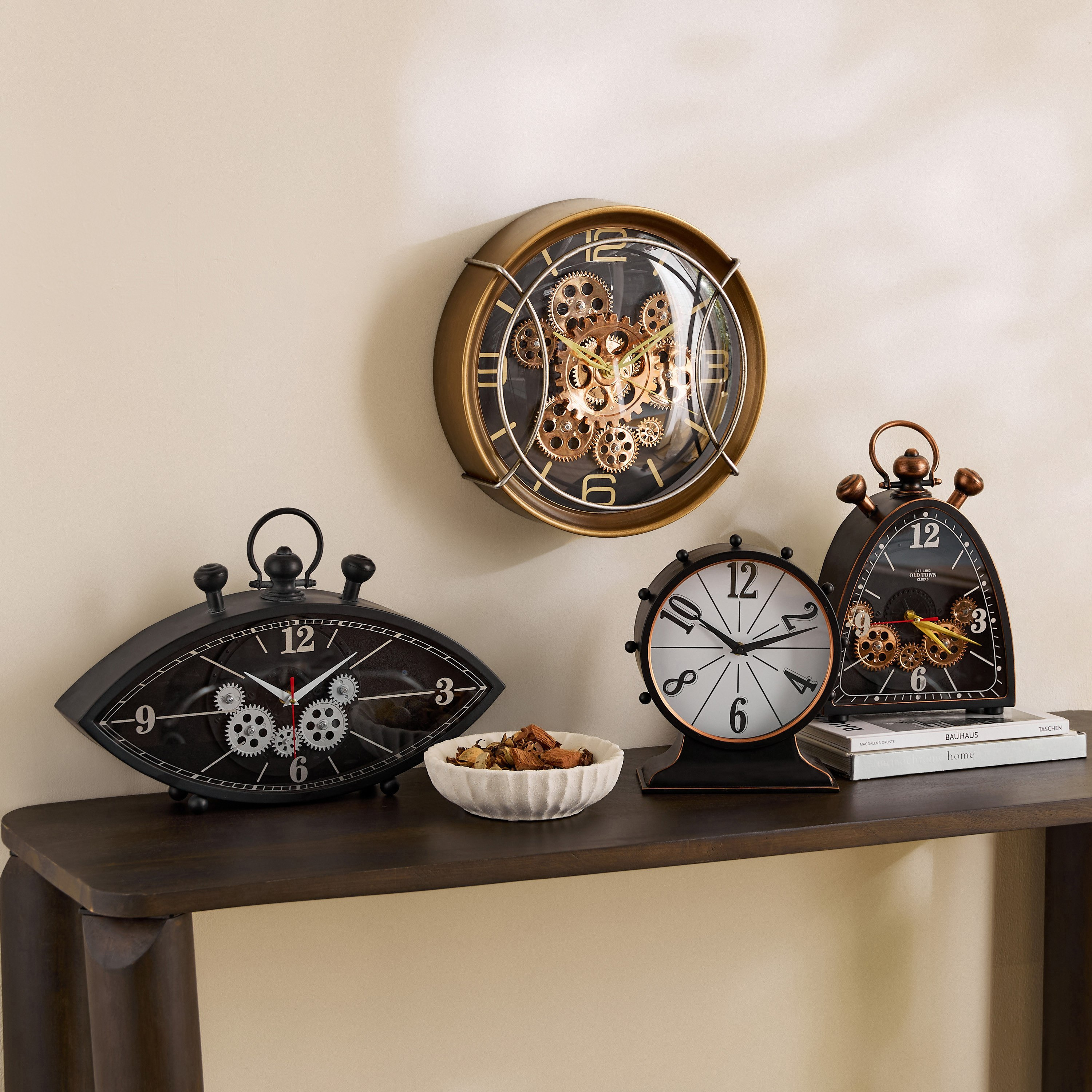 ساعة طاولة بتصميم صندوق فينتاج من مافريك - 22x8x32.5 سم-hbxhomeware-hbxdecorandfurnishings-image-9