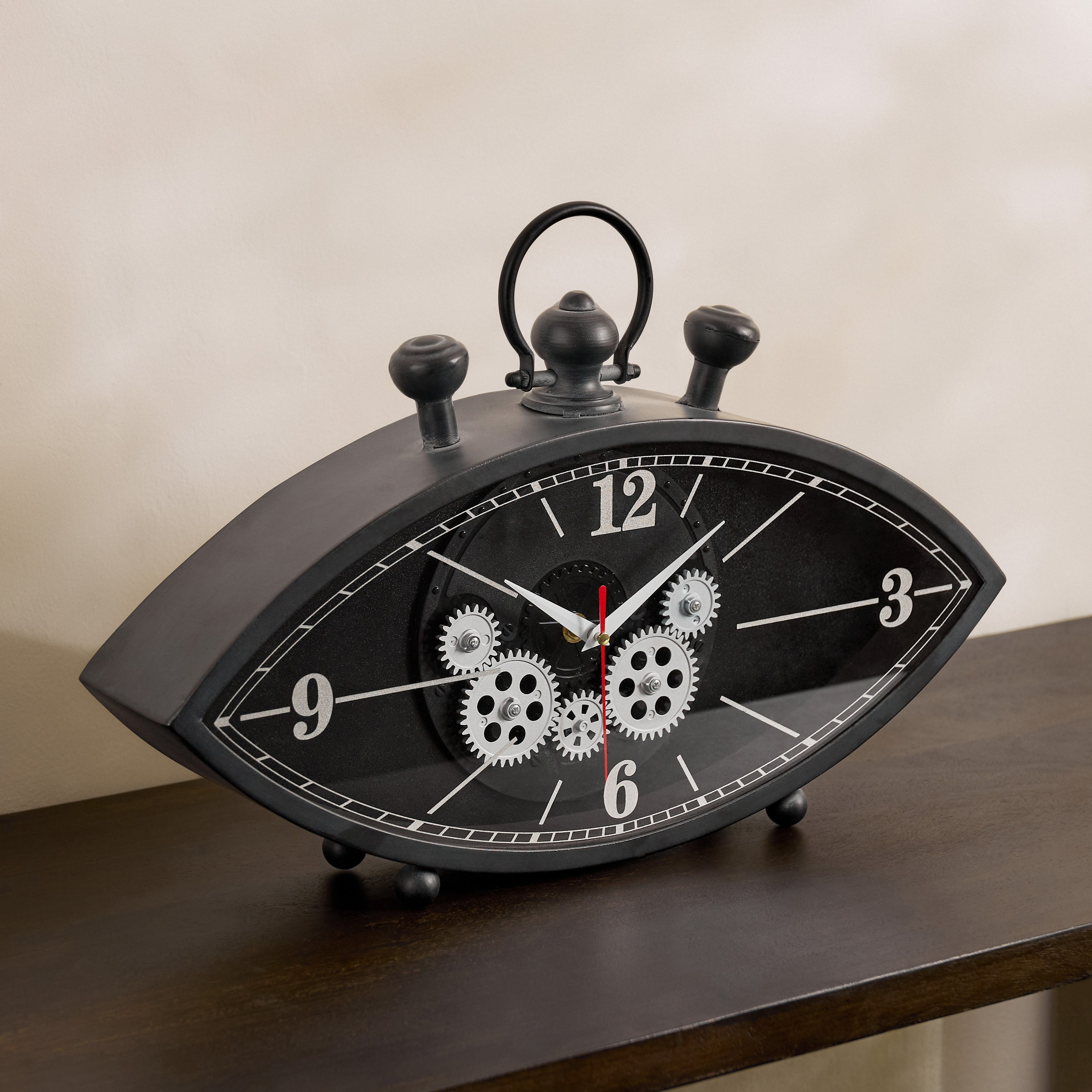 Maverick Vintage Meter Table Clock - 45x8x30 cm-hbxhomeware-hbxdecorandfurnishings-image-5
