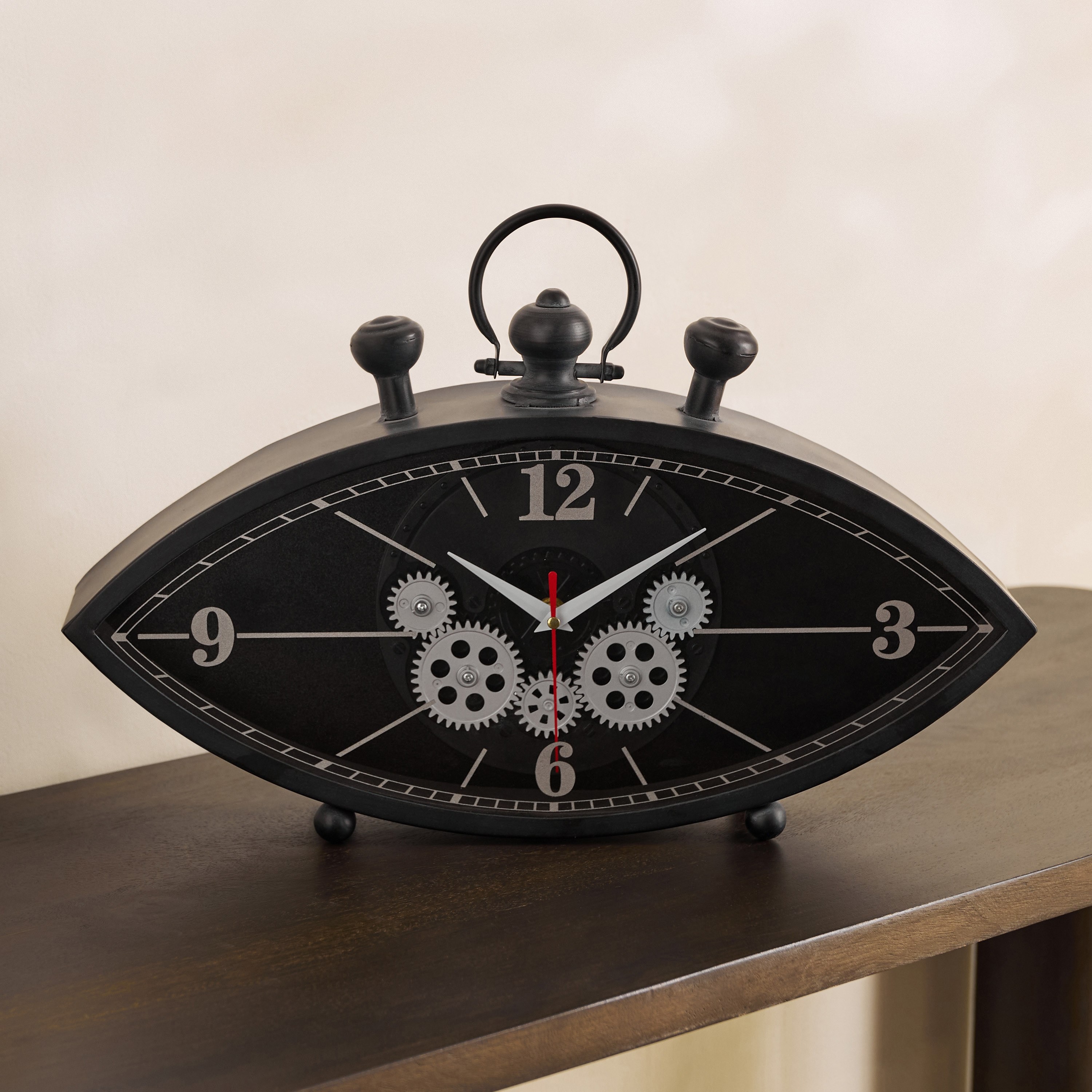 Maverick Vintage Meter Table Clock - 45x8x30 cm-hbxhomeware-hbxdecorandfurnishings-image-6