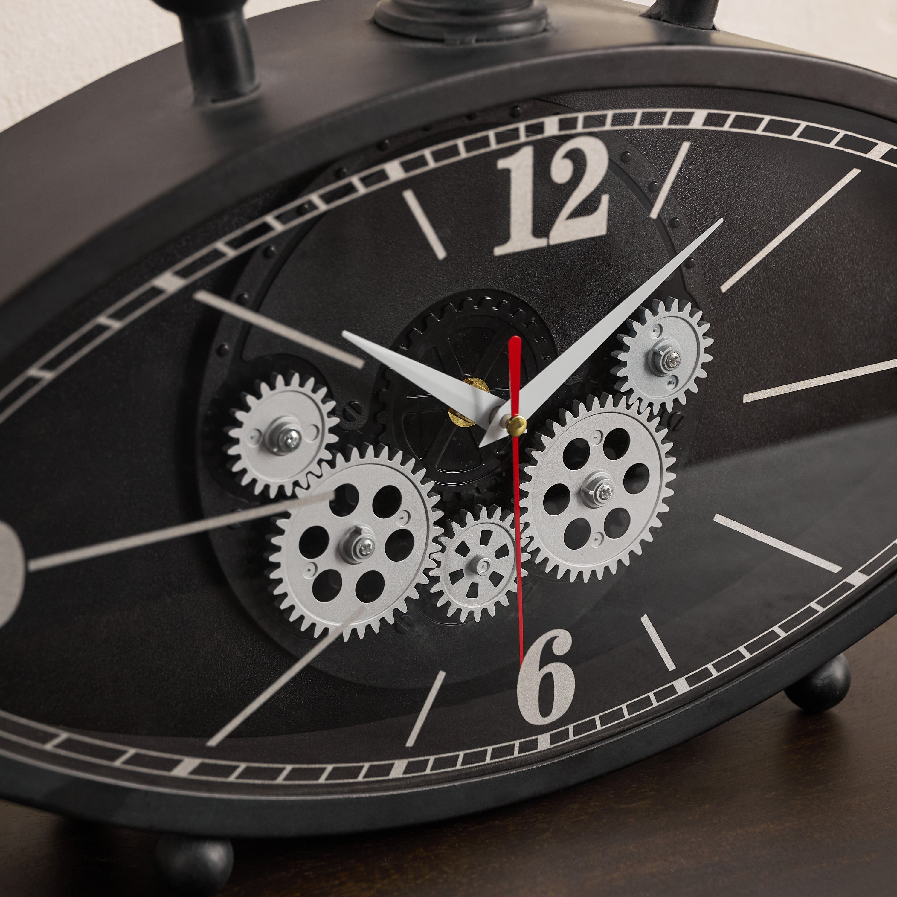 Maverick Vintage Meter Table Clock - 45x8x30 cm-hbxhomeware-hbxdecorandfurnishings-image-8