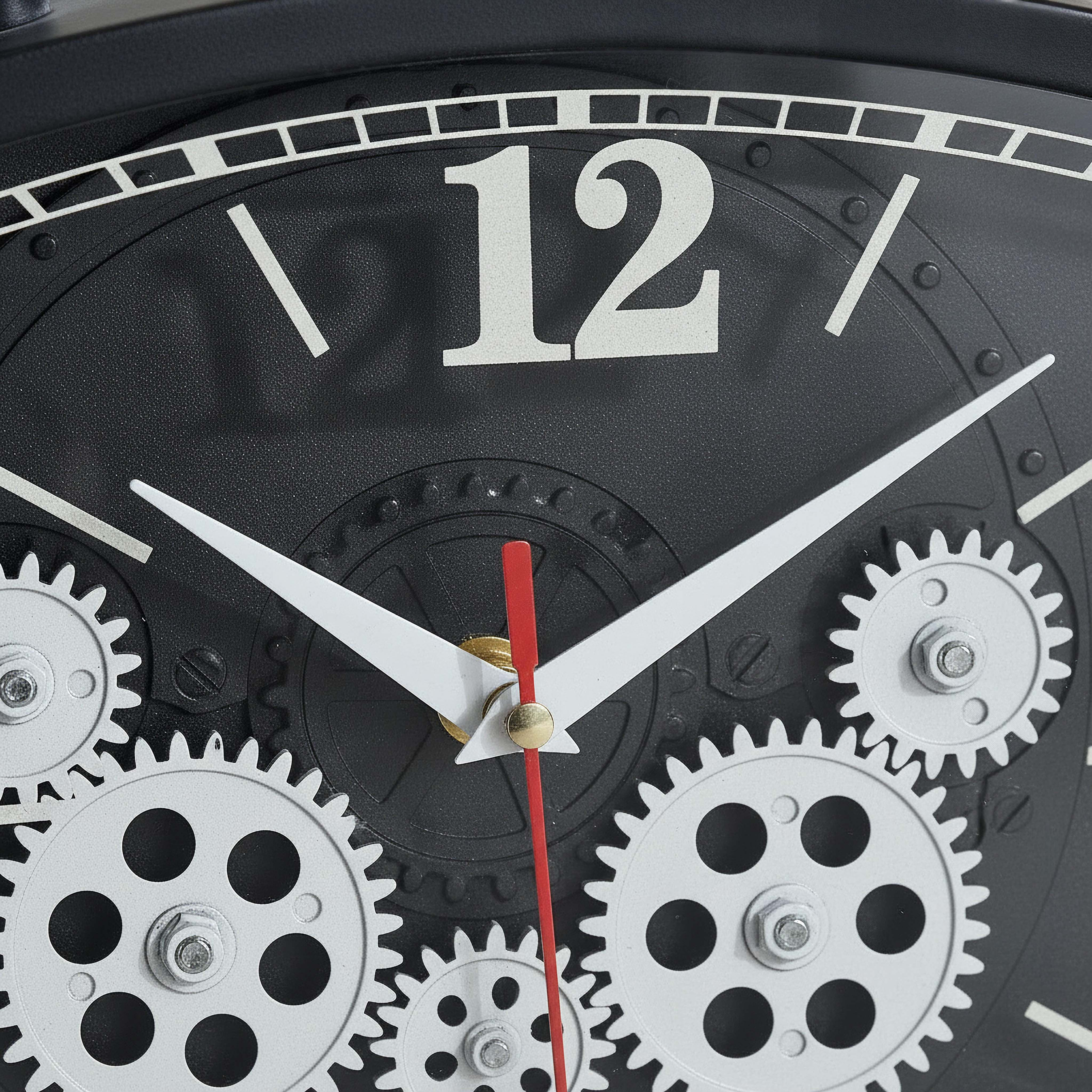 Maverick Vintage Meter Table Clock - 45x8x30 cm-hbxhomeware-hbxdecorandfurnishings-image-2