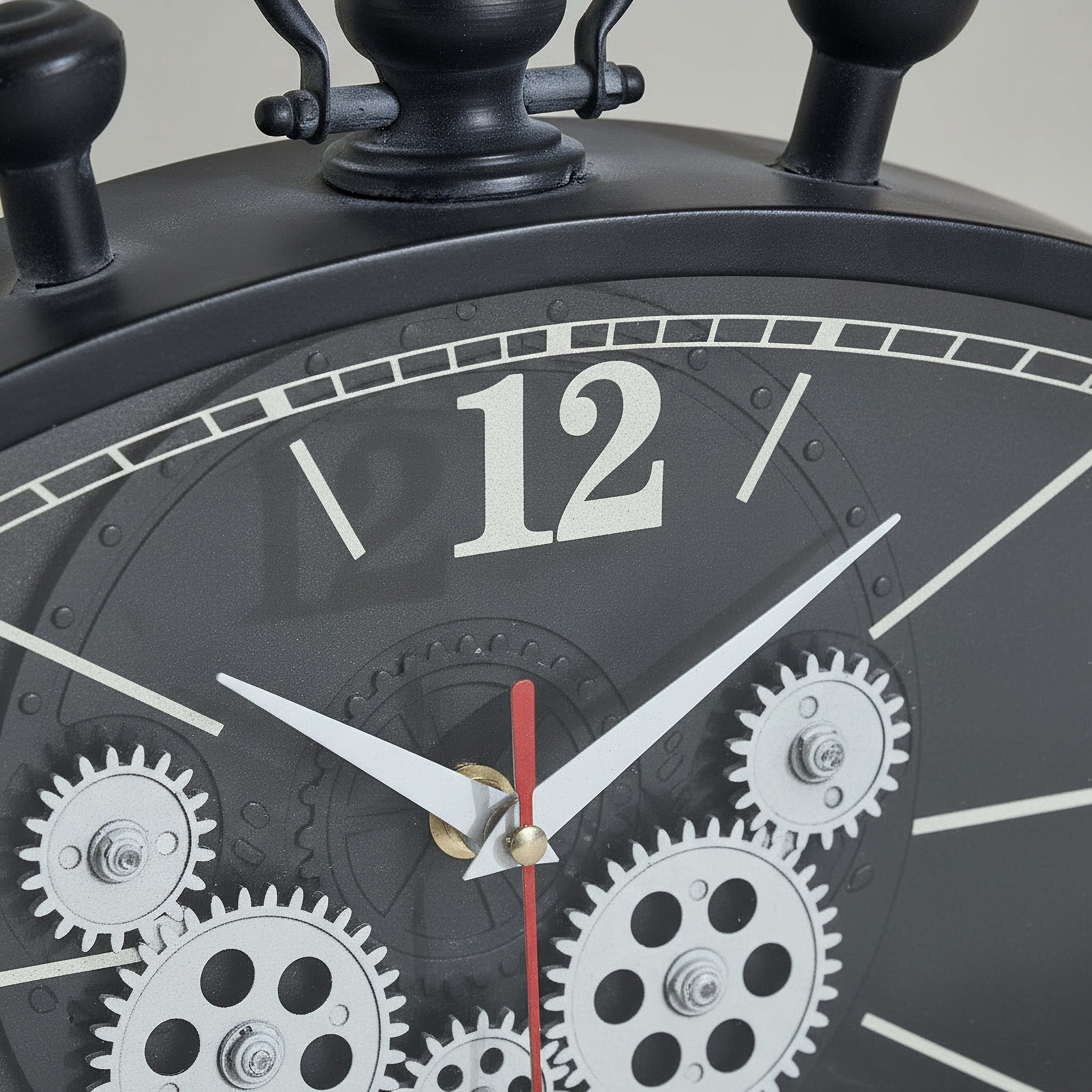 Maverick Vintage Meter Table Clock - 45x8x30 cm-hbxhomeware-hbxdecorandfurnishings-image-3