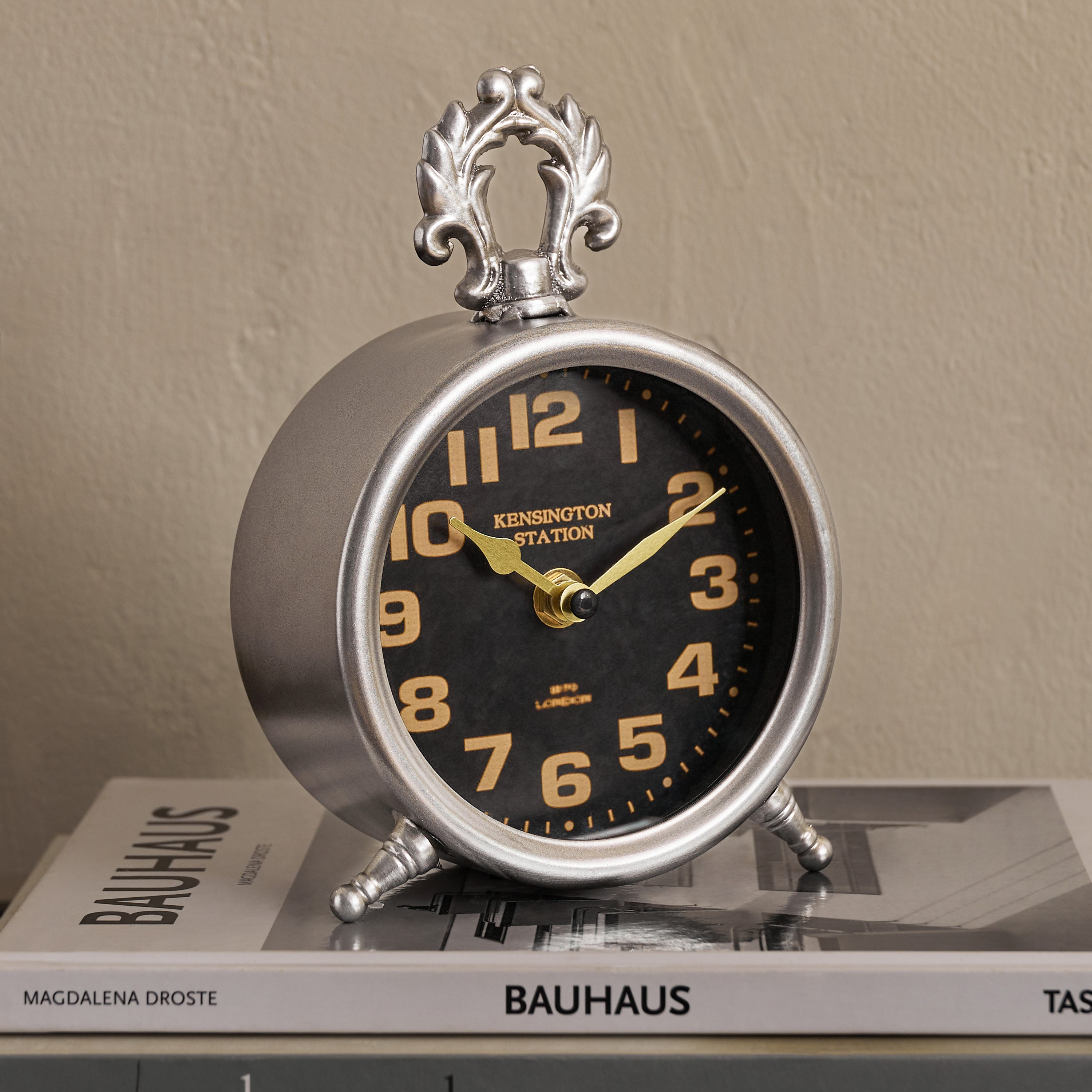 Maverick Vintage Round Table Clock - 13x6x19 cm-hbxhomeware-hbxdecorandfurnishings-image-5