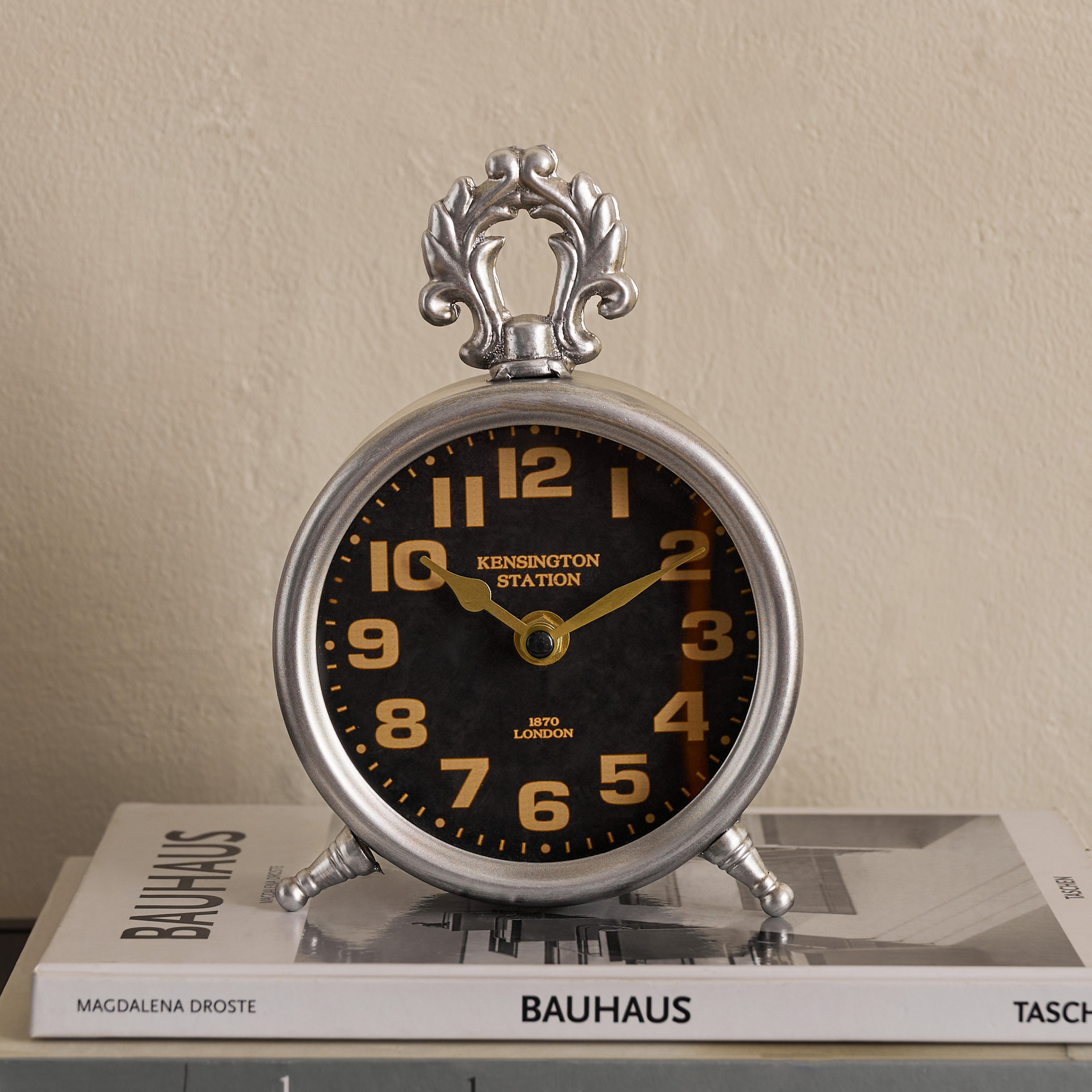 Maverick Vintage Round Table Clock - 13x6x19 cm-hbxhomeware-hbxdecorandfurnishings-image-6