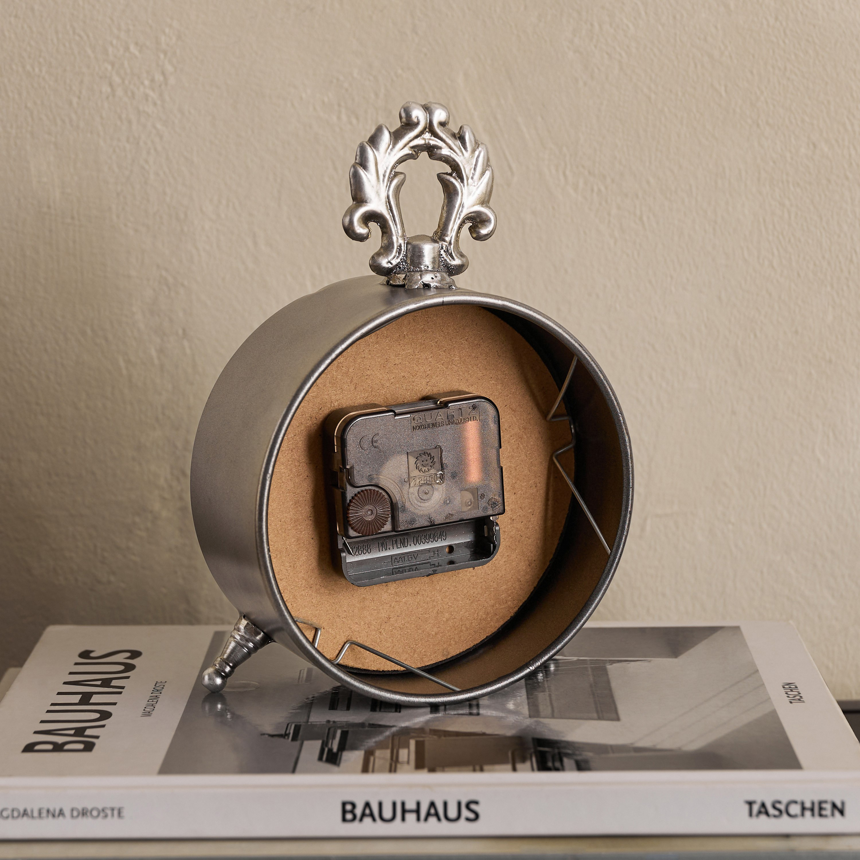 Maverick Vintage Round Table Clock - 13x6x19 cm-hbxhomeware-hbxdecorandfurnishings-image-7