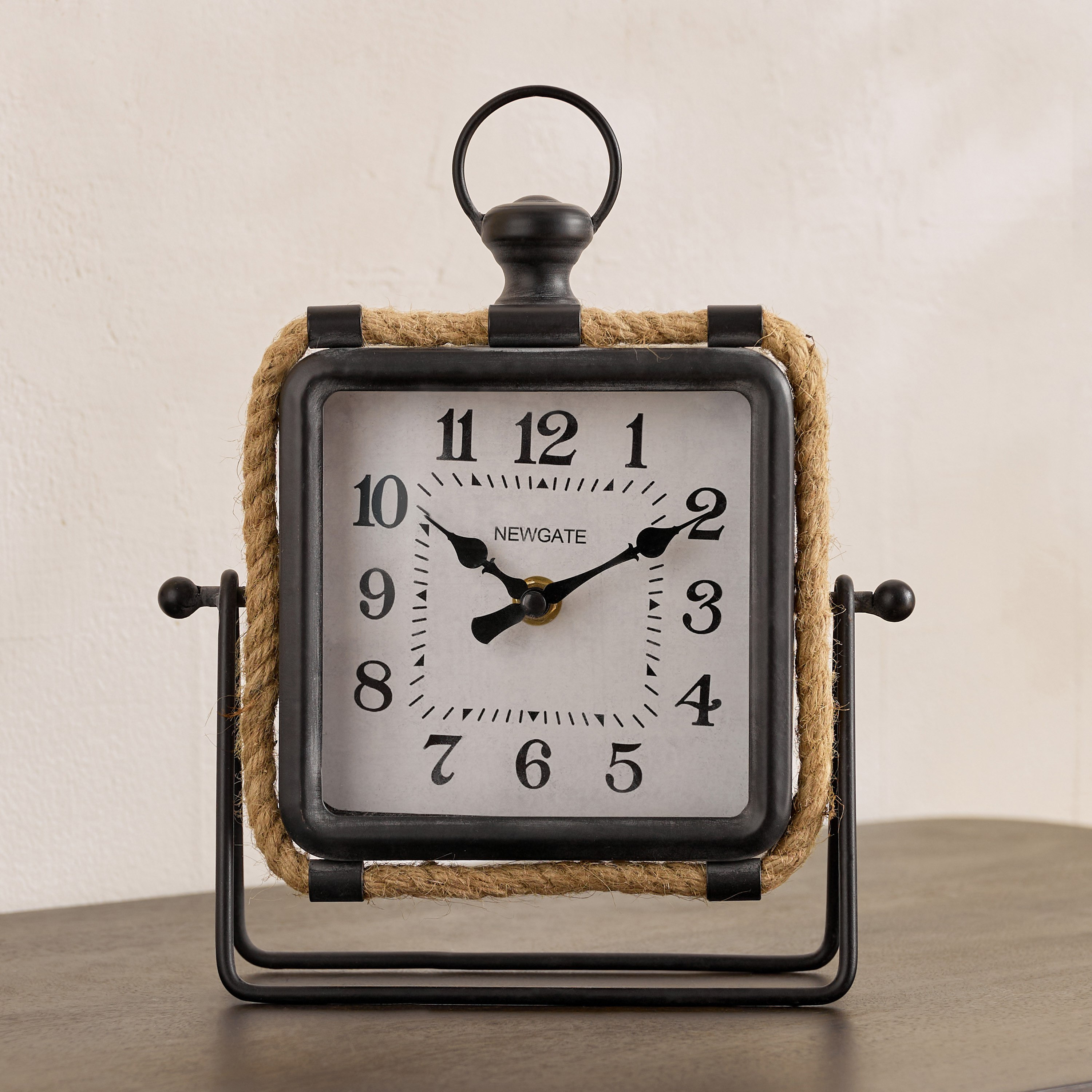 Maverick Vintage Table Clock with Rope - 20x6x24 cm-hbxhomeware-hbxdecorandfurnishings-image-6
