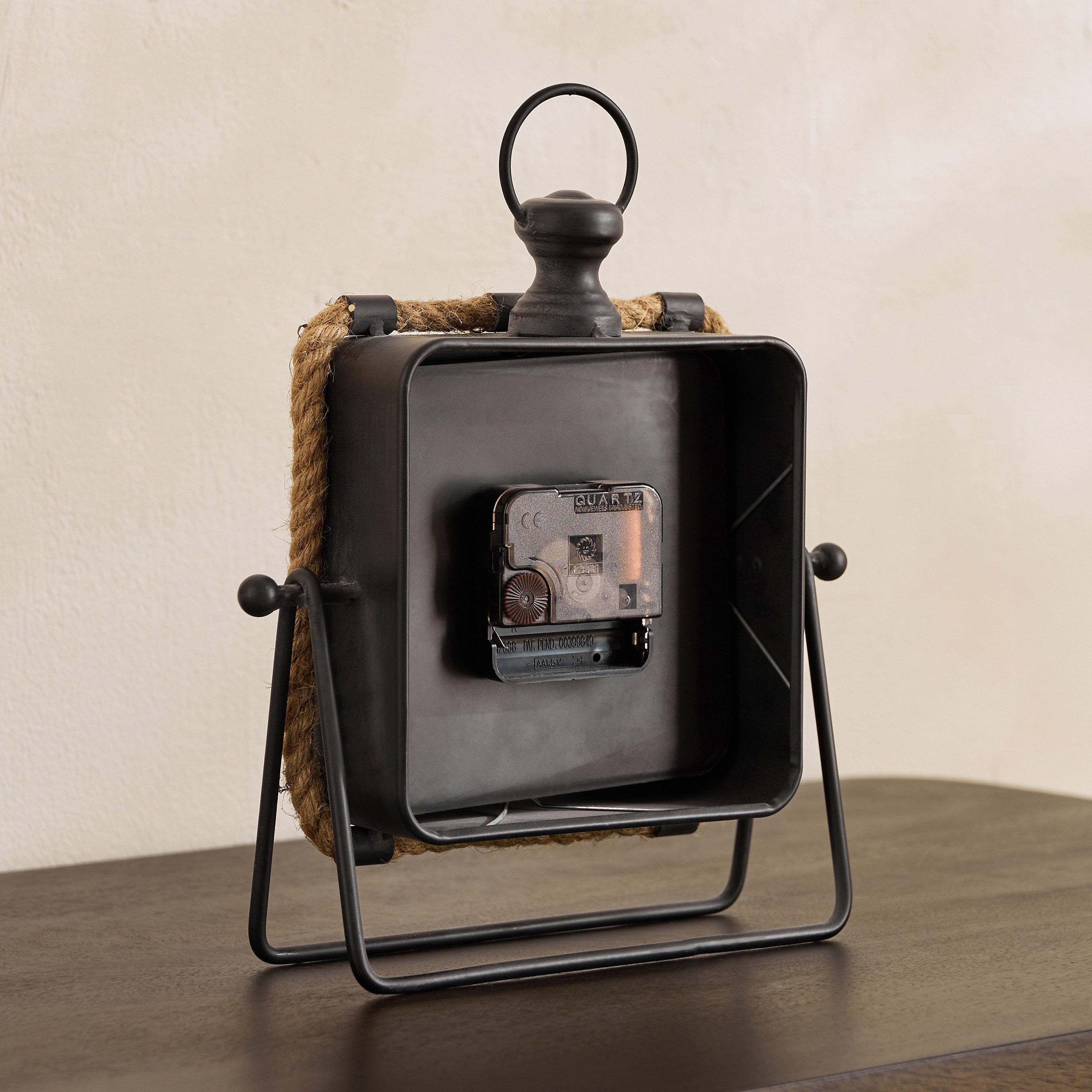 Maverick Vintage Table Clock with Rope - 20x6x24 cm-hbxhomeware-hbxdecorandfurnishings-image-7