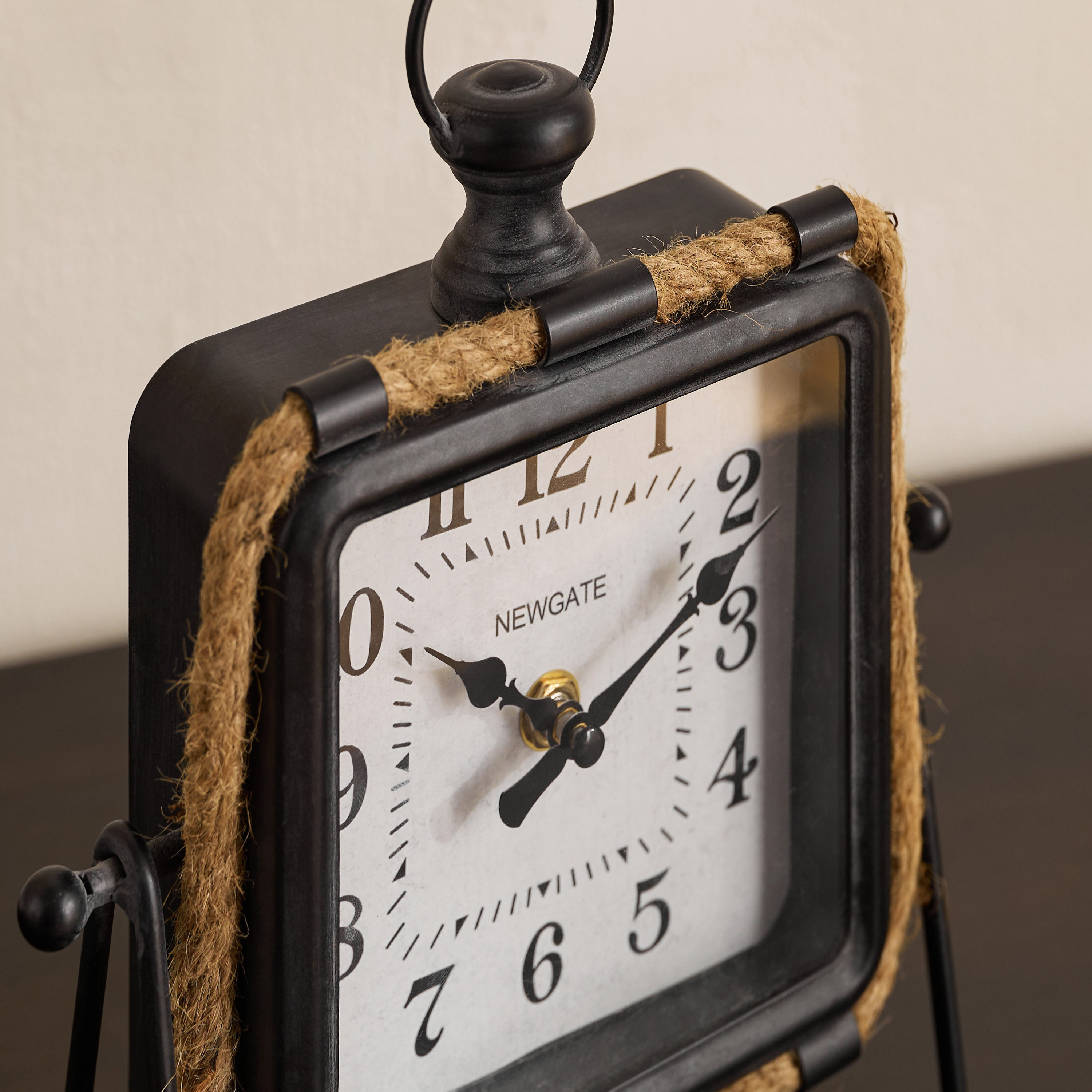 Maverick Vintage Table Clock with Rope - 20x6x24 cm-hbxhomeware-hbxdecorandfurnishings-image-8